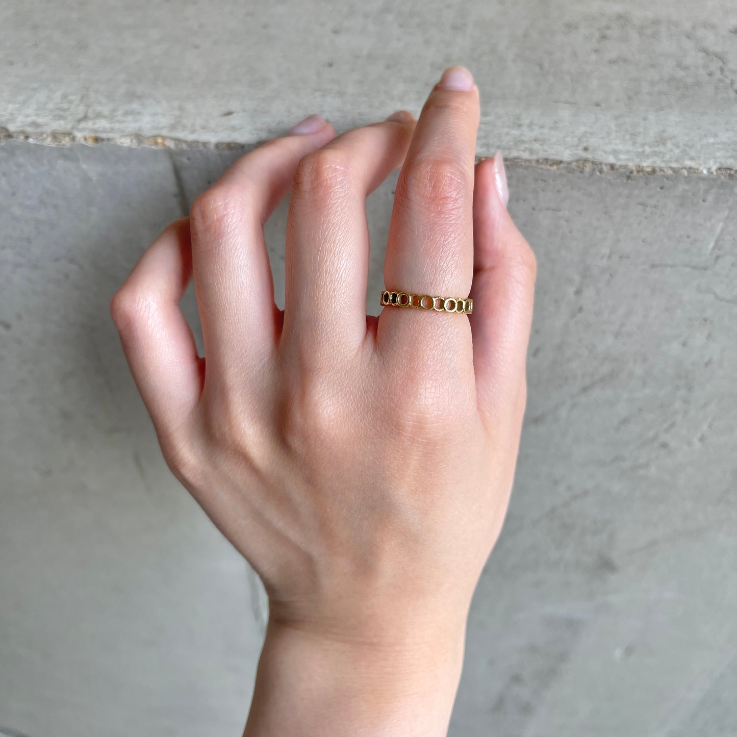 Brass plain ring 9