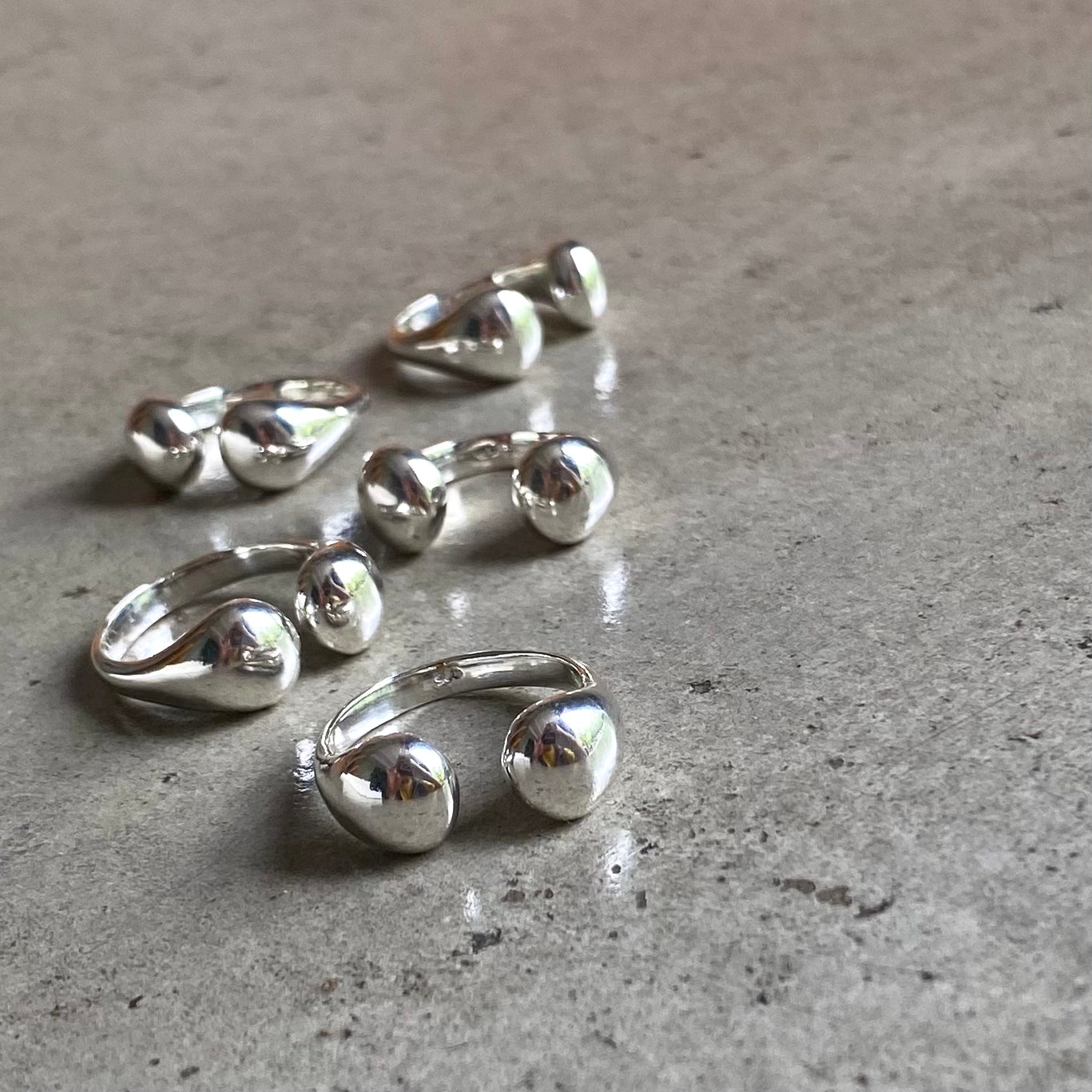 Silver925 plain ring 9