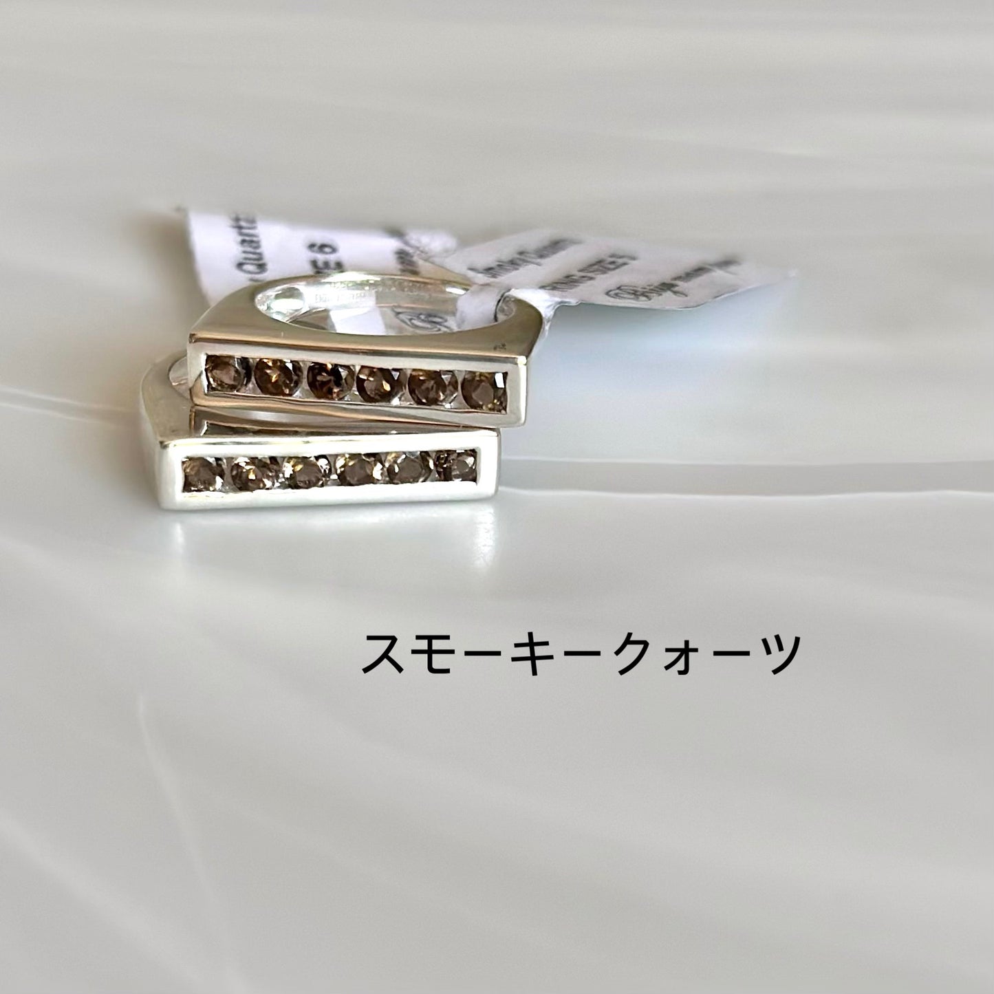 【poco】6stone line ring