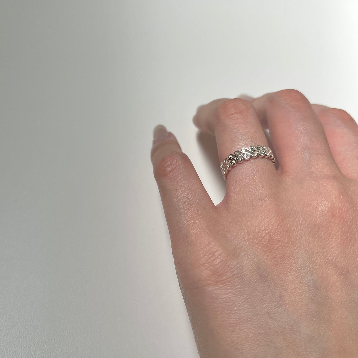 Silver925 plain ring 41