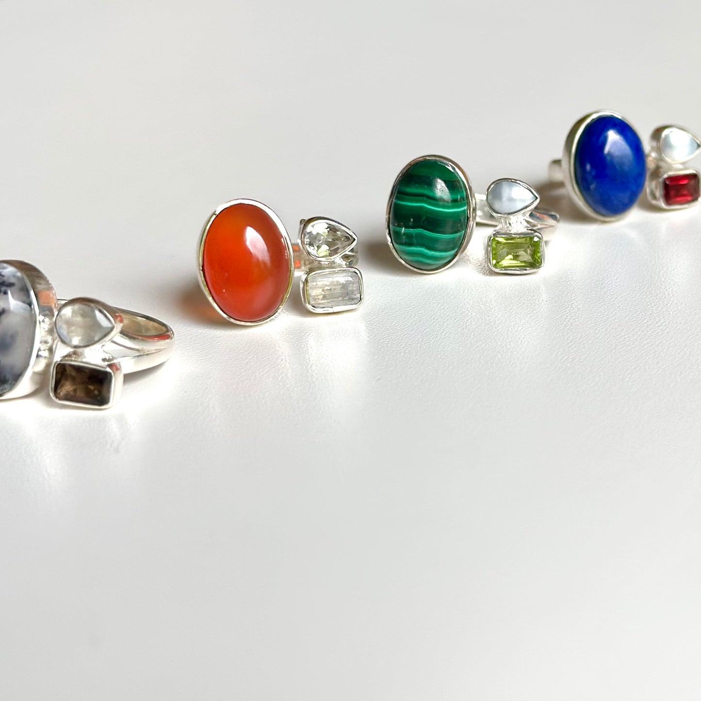 Silver925 3stone ring 2