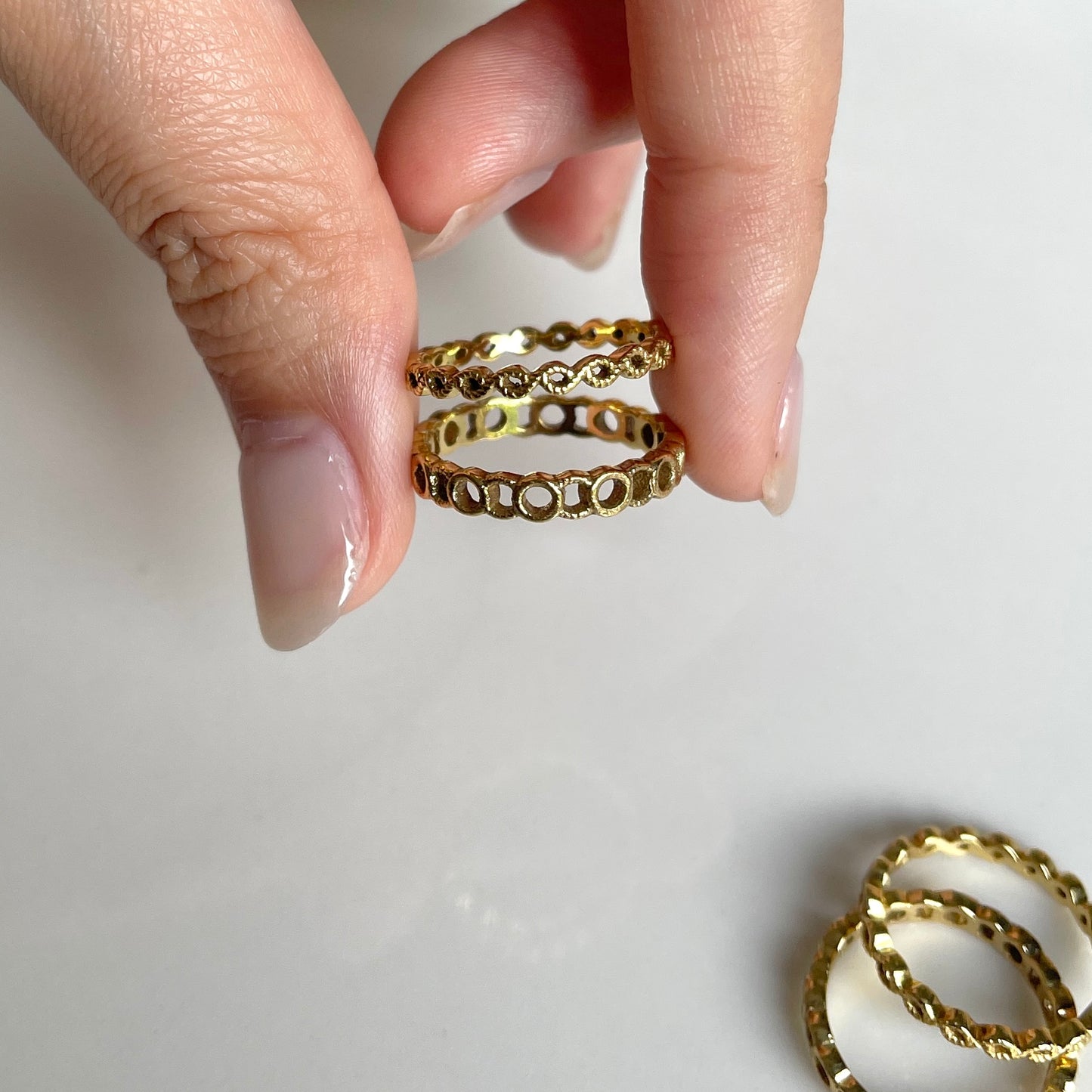 Brass plain ring 9