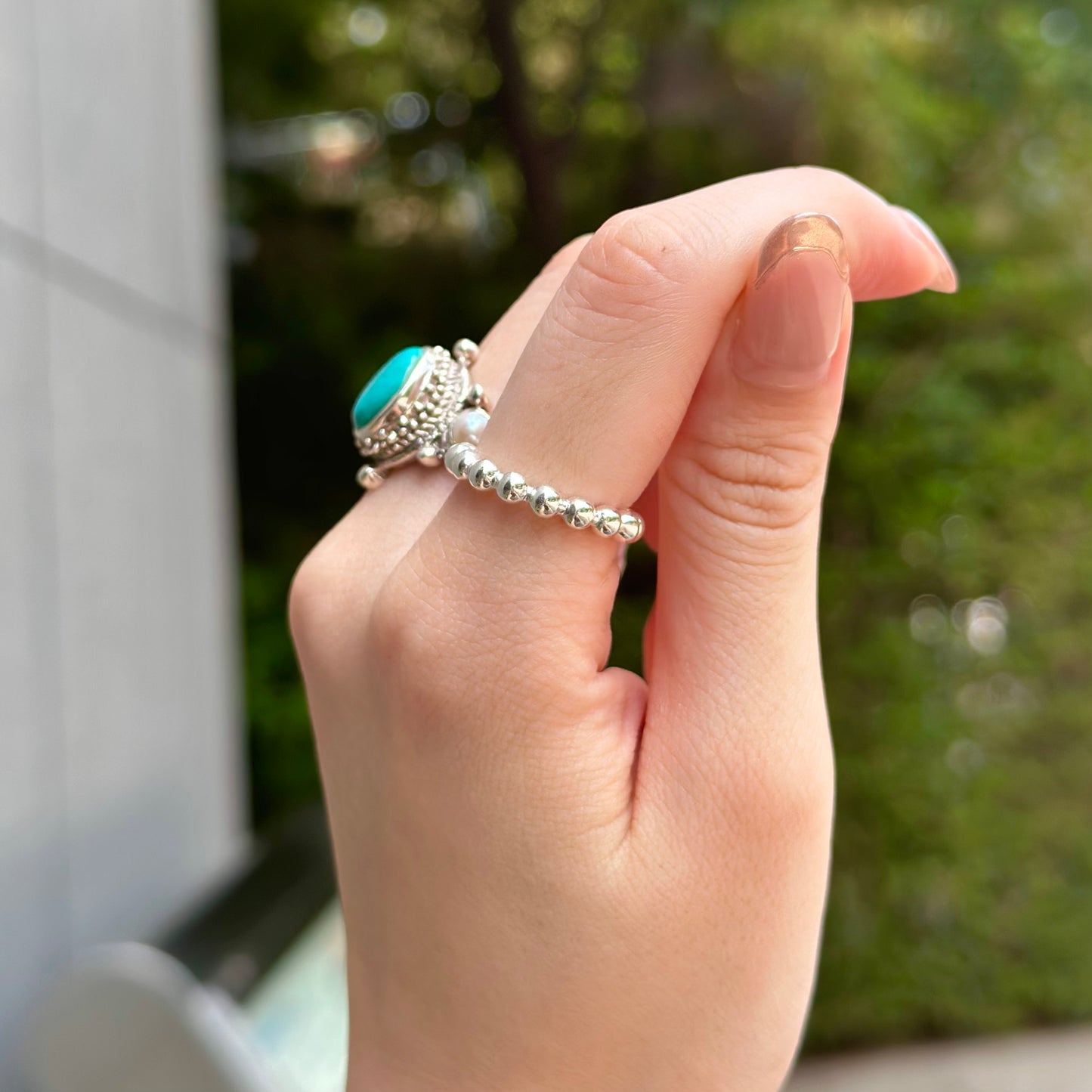Silver925 plain ring 7