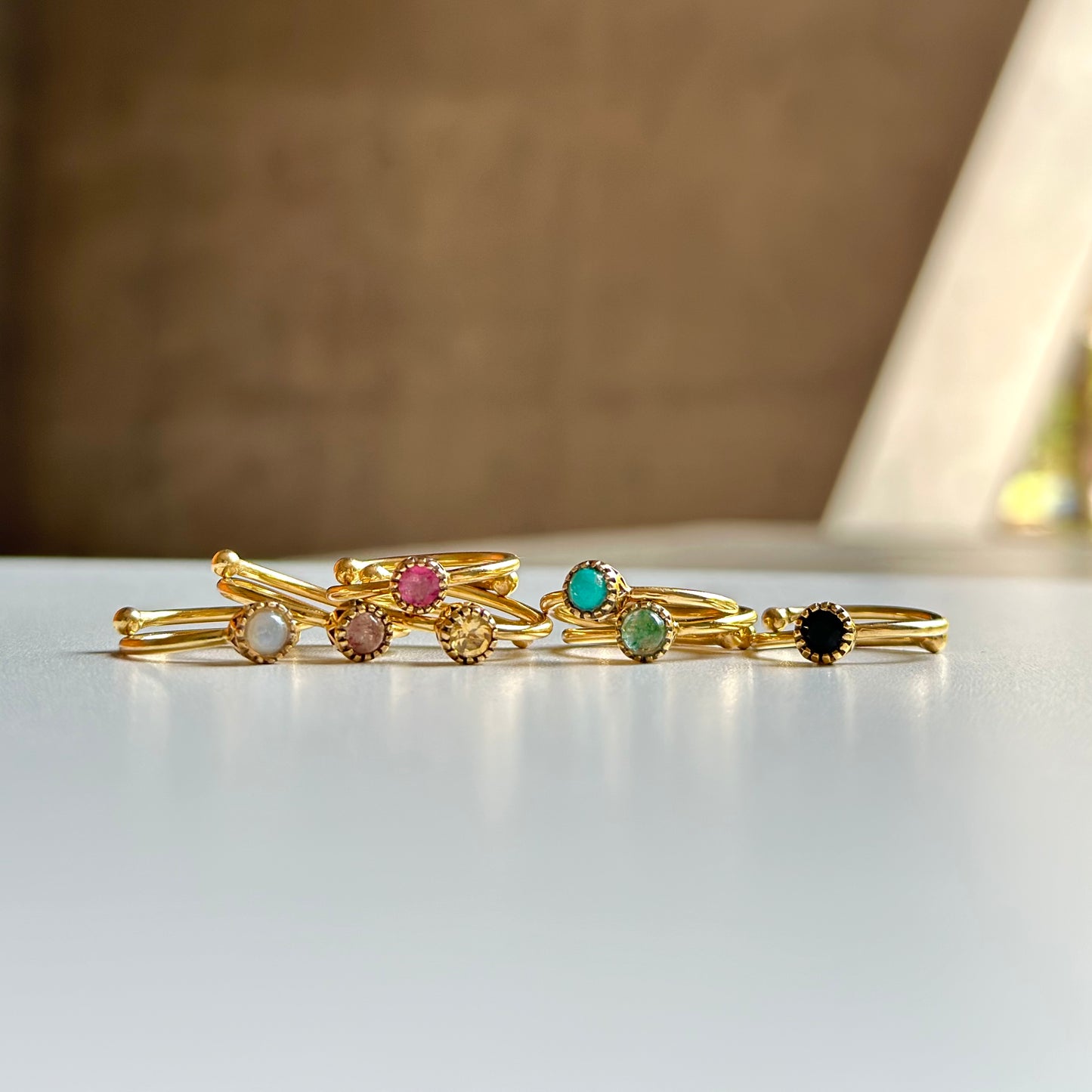 Brass petit ring 6