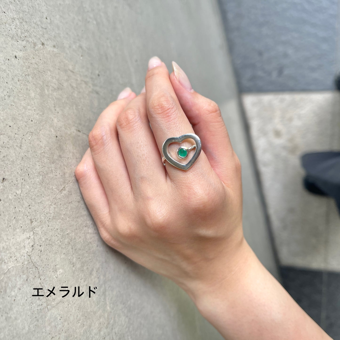 Heart 1stone ring