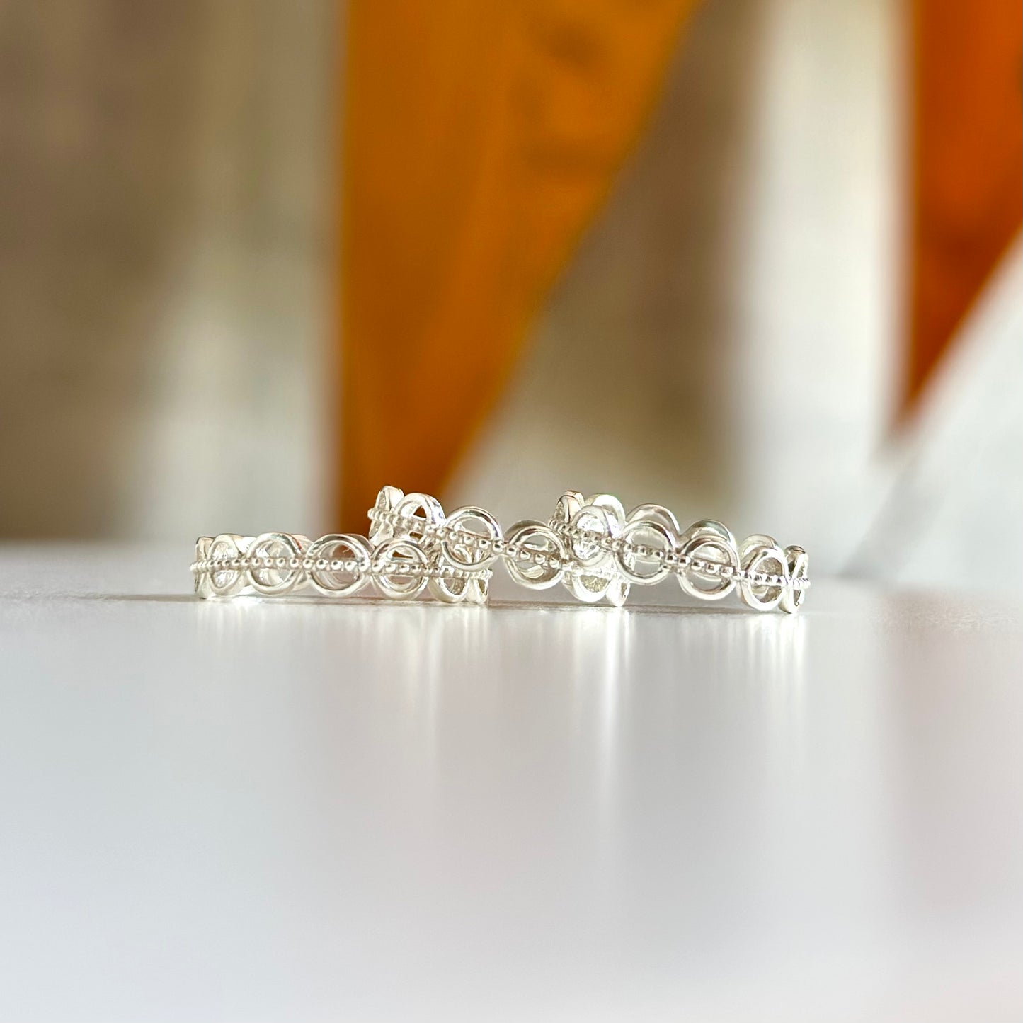 Silver925 plain ring 46