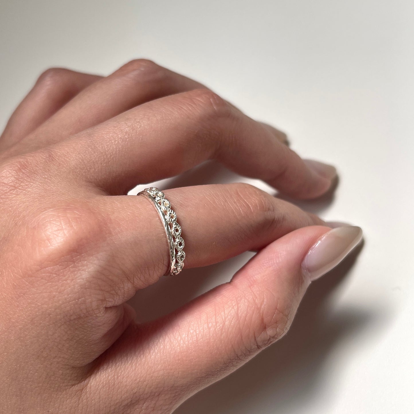 Silver925 plain ring 40