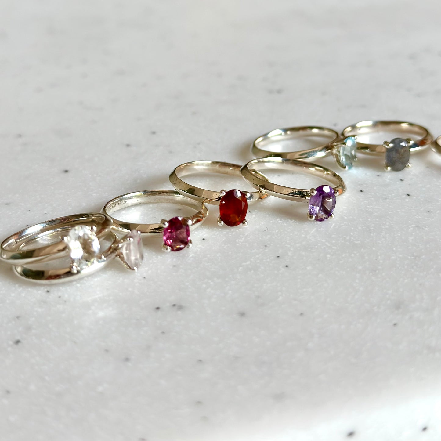 Silver925 tatezume ring