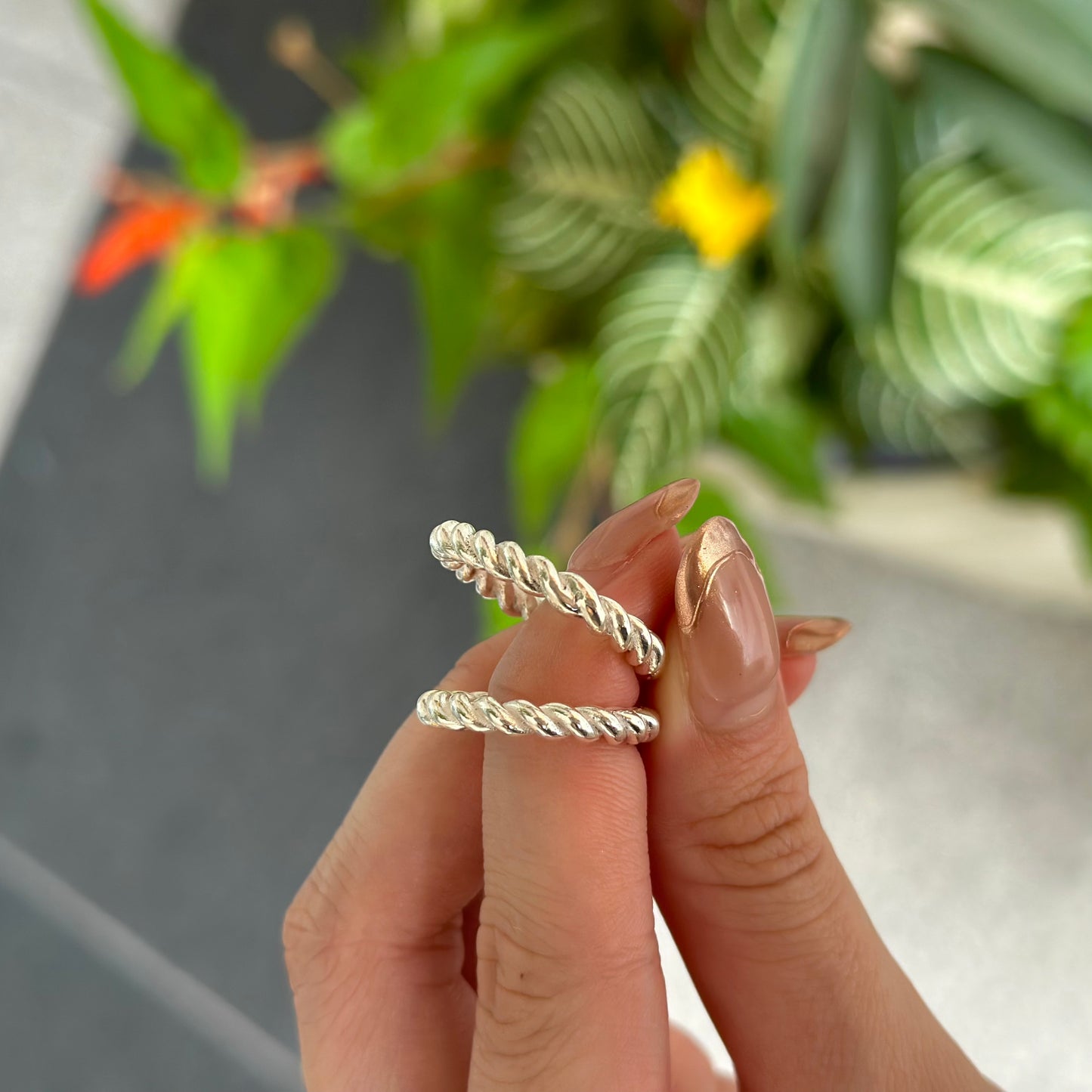 Silver925 plain ring 6