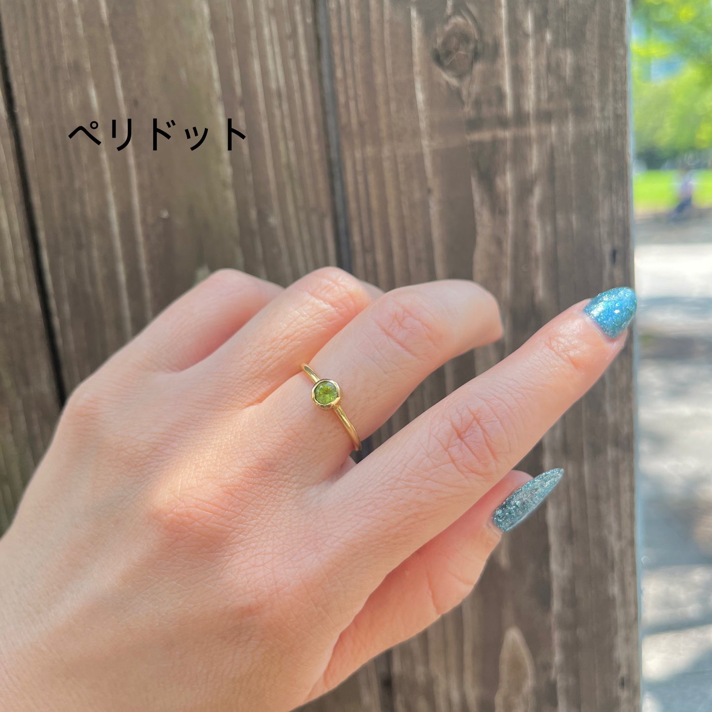Brass petit ring〈circle〉