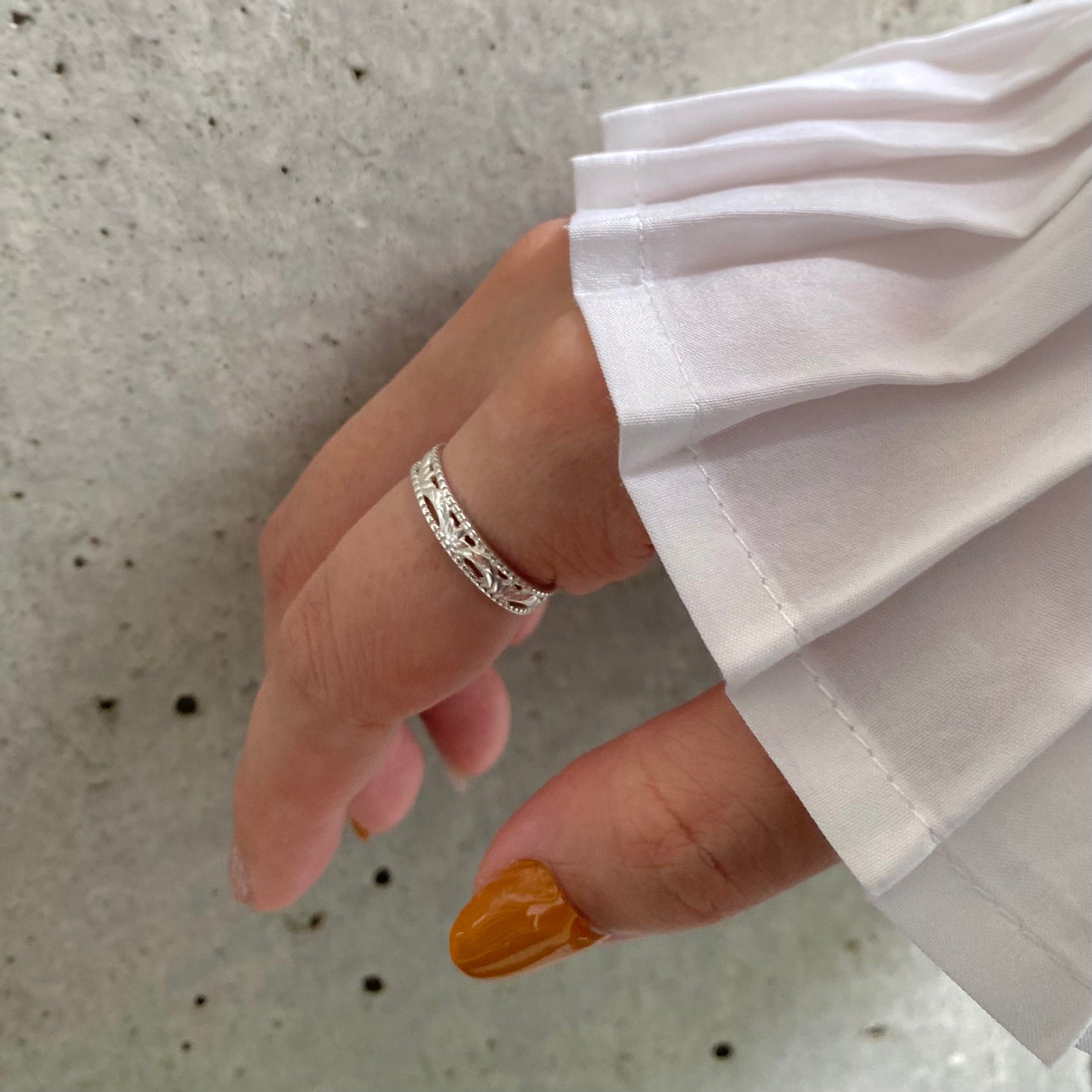 Silver925 plain ring 33