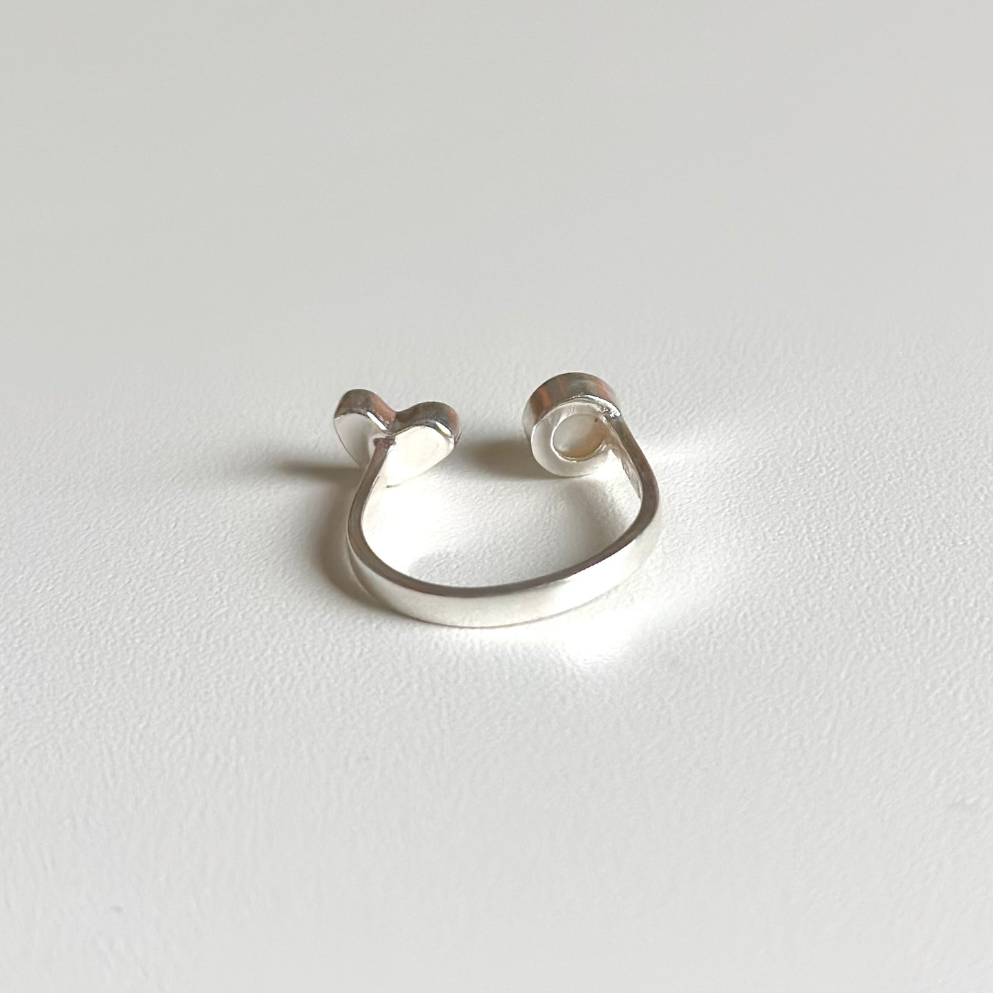 Heart fork ring