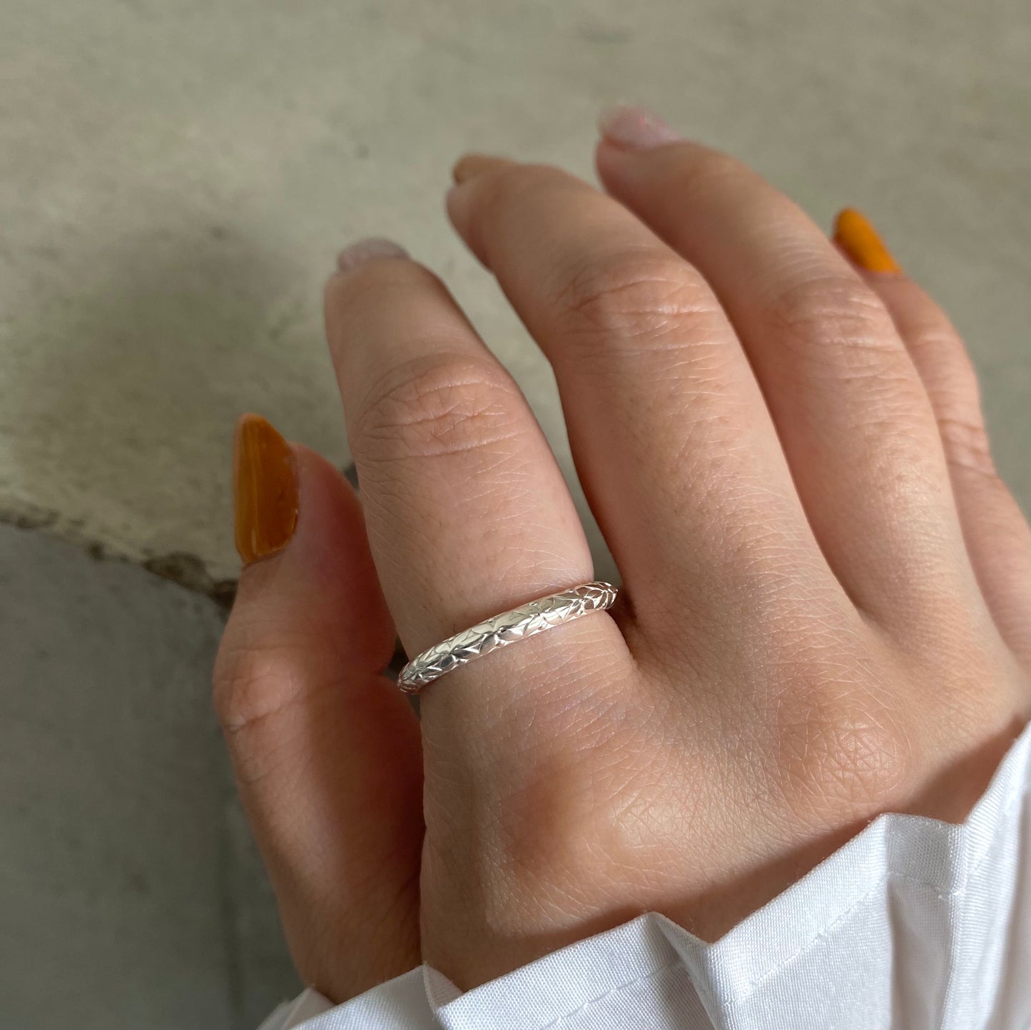 Silver925 plain ring 31