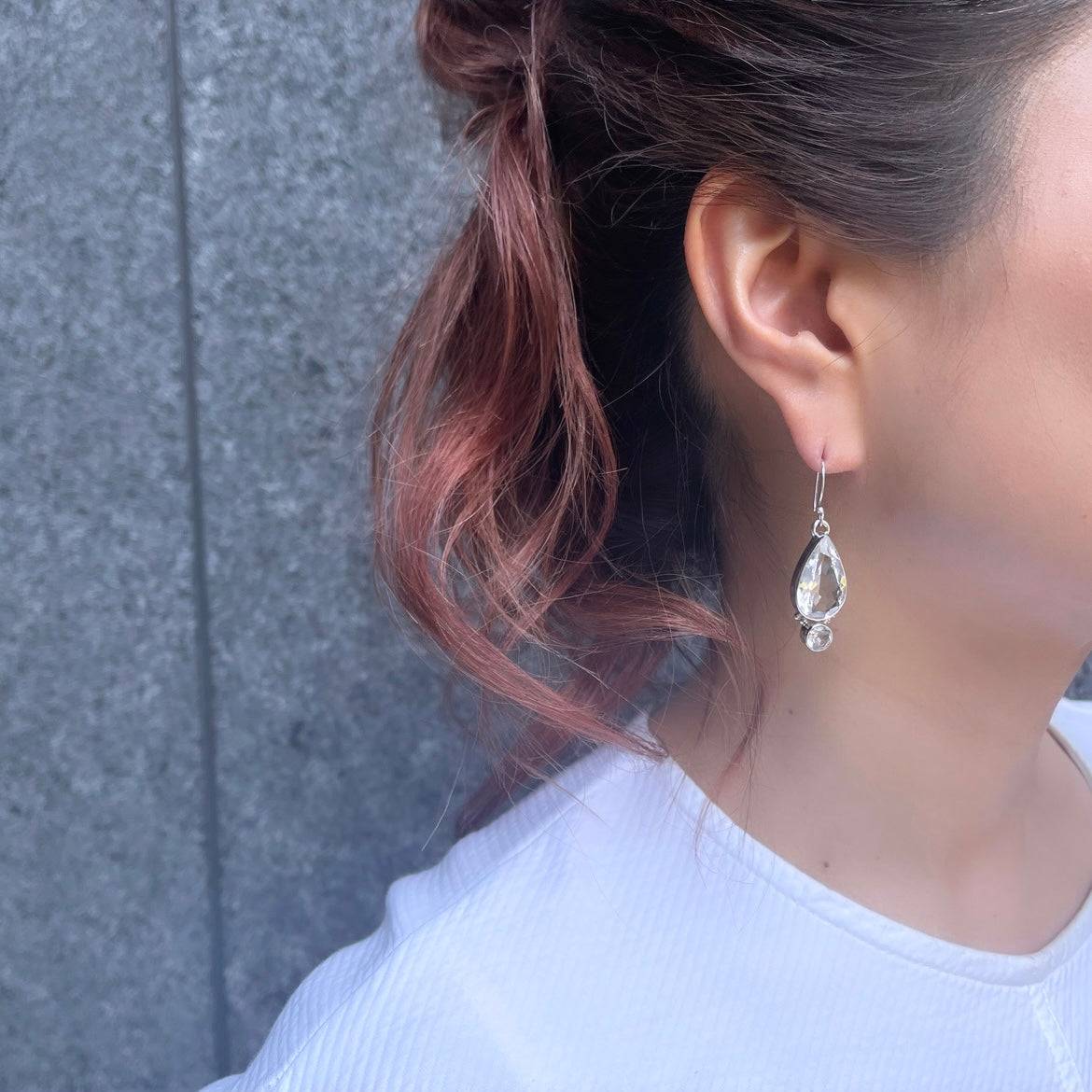 Silver925 TearDrop pierce