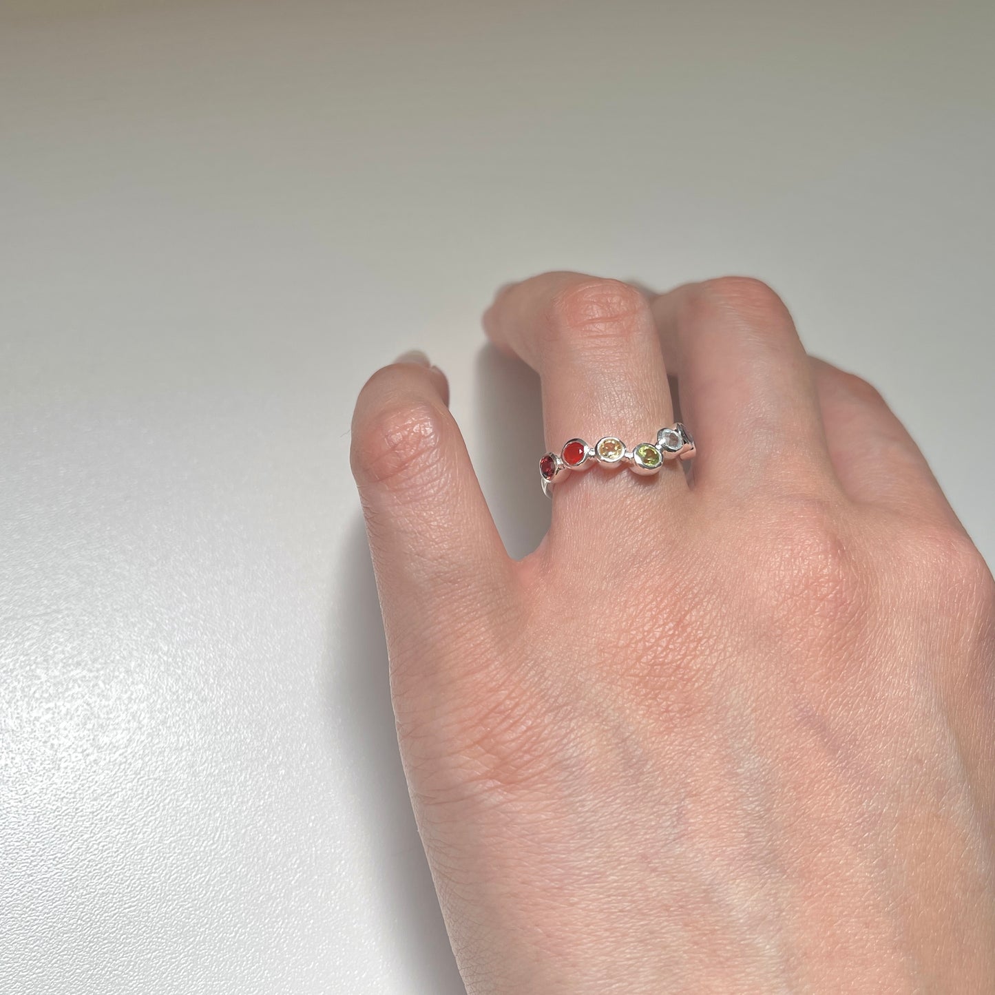 Silver925 7stone ring