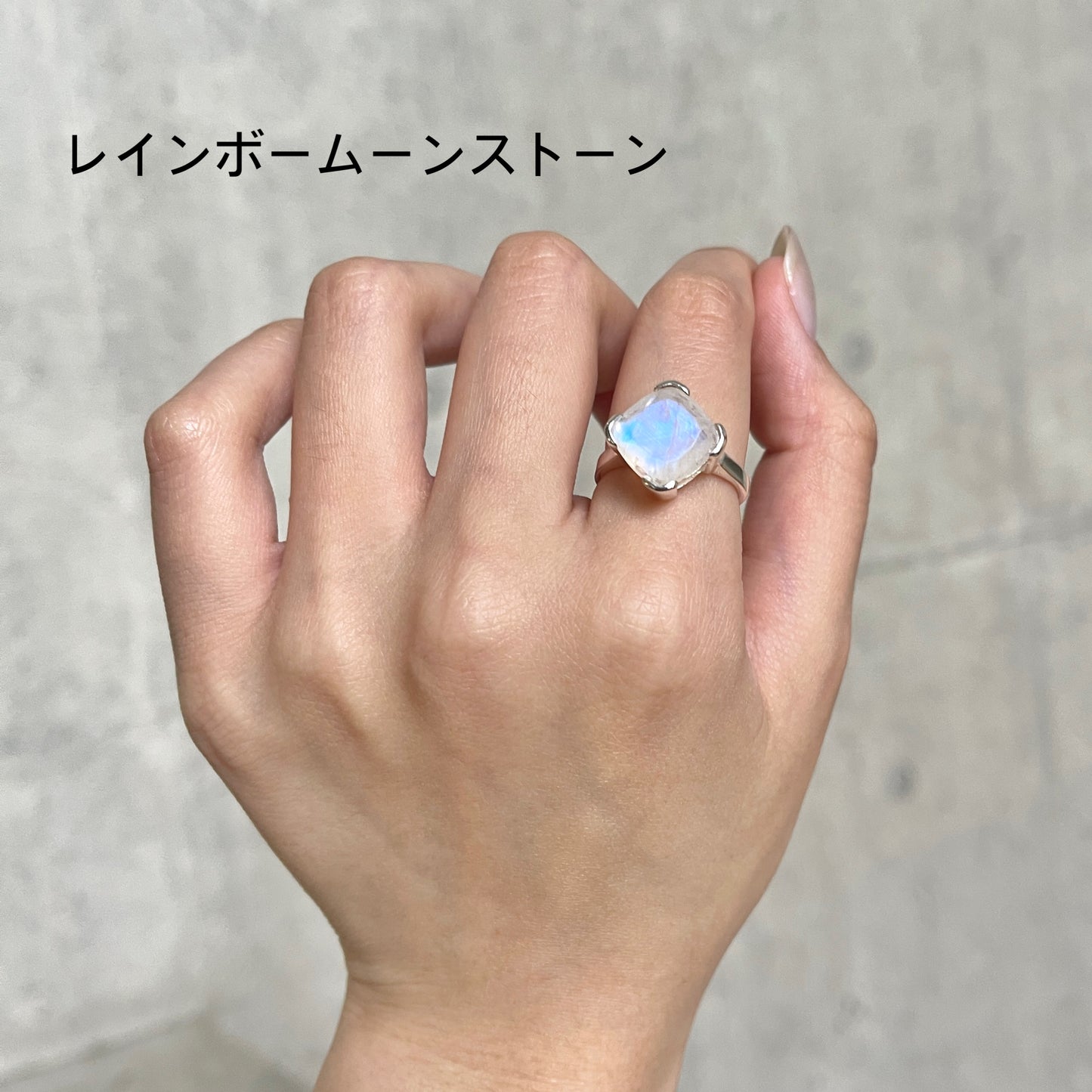 Silver925 Square ring 3
