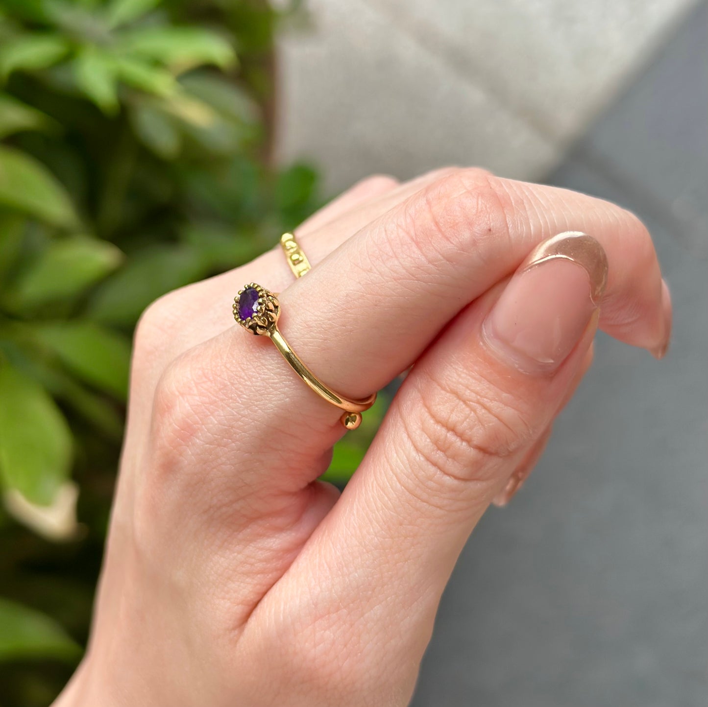 Brass petit ring 4