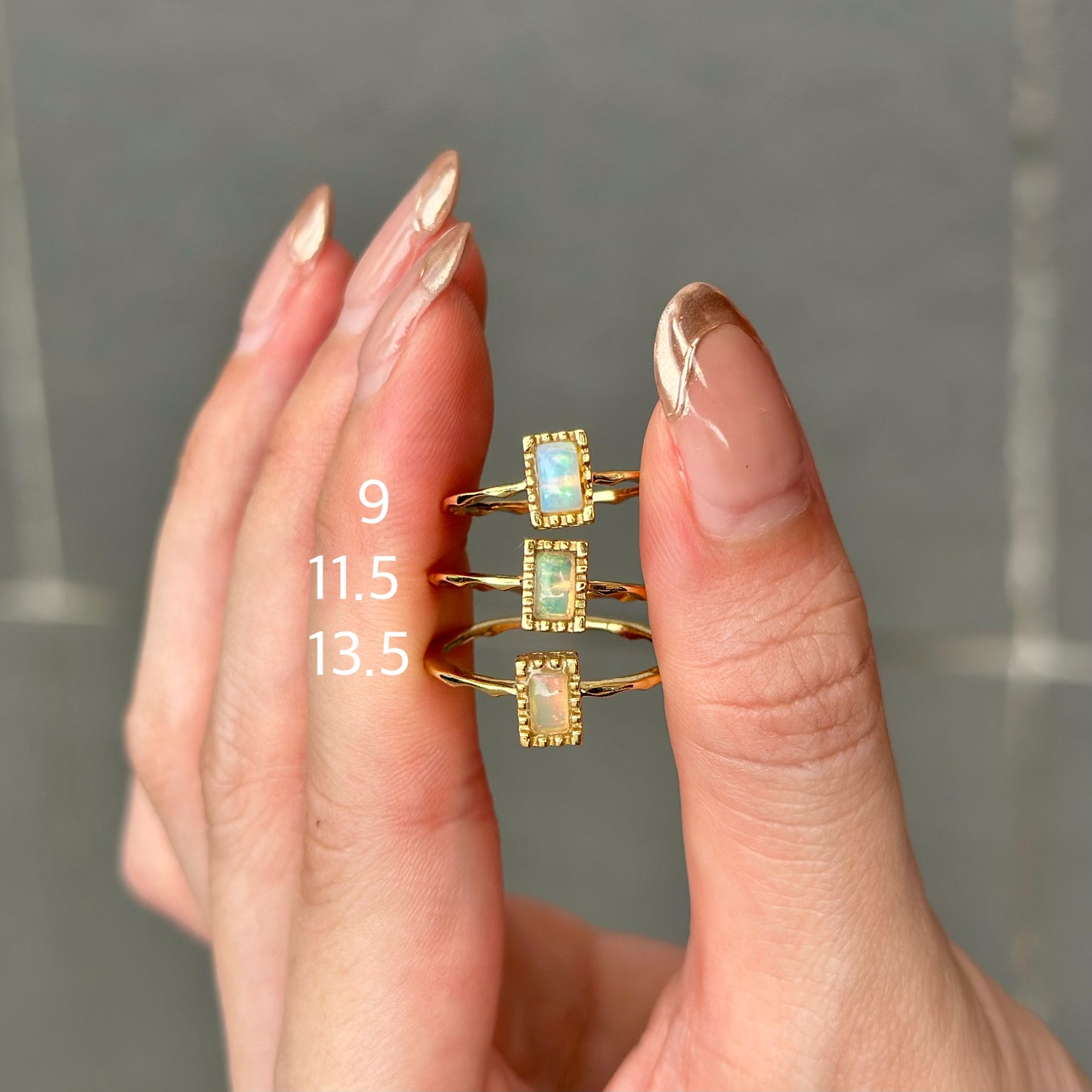 Brass petit ring 5