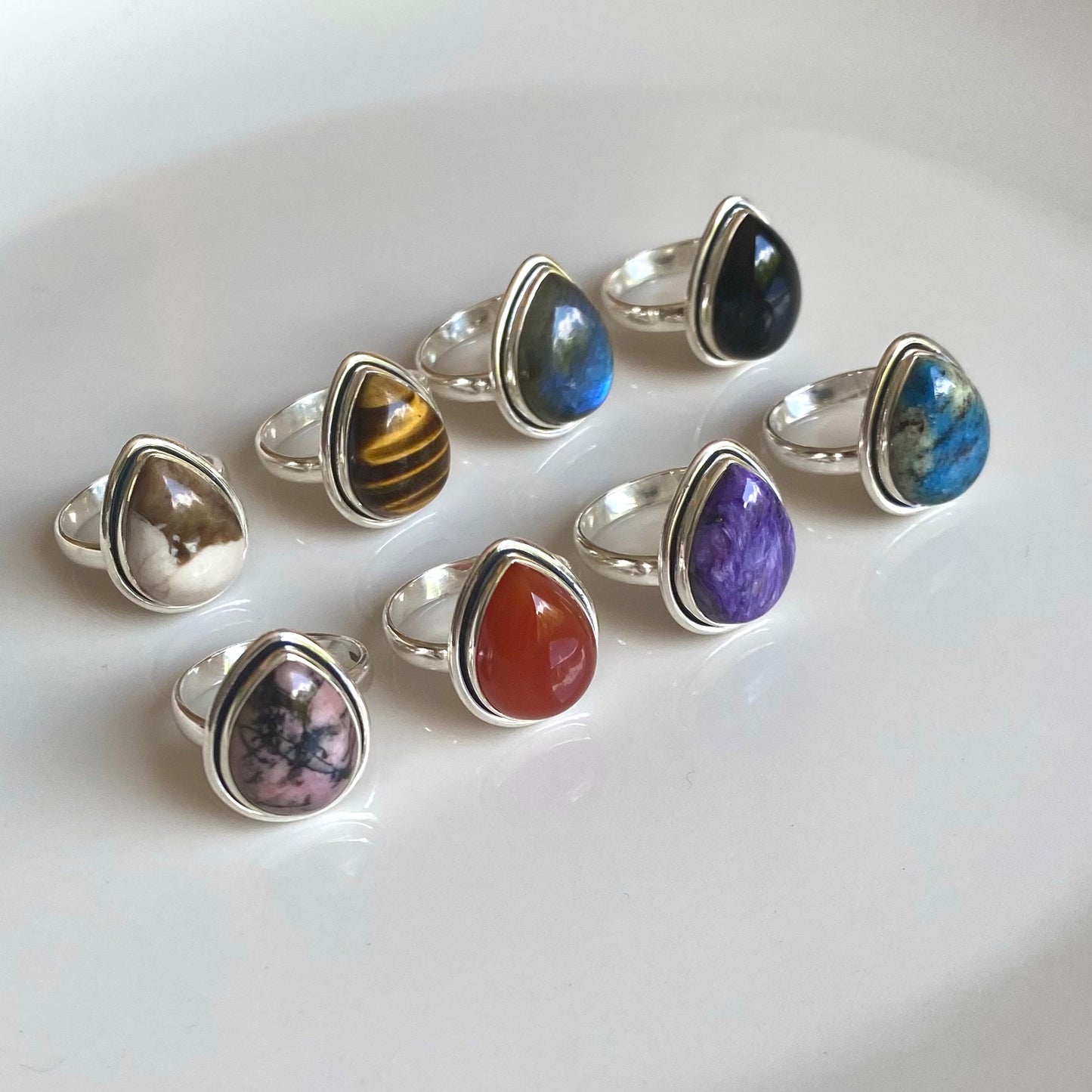 Silver925 drop ring