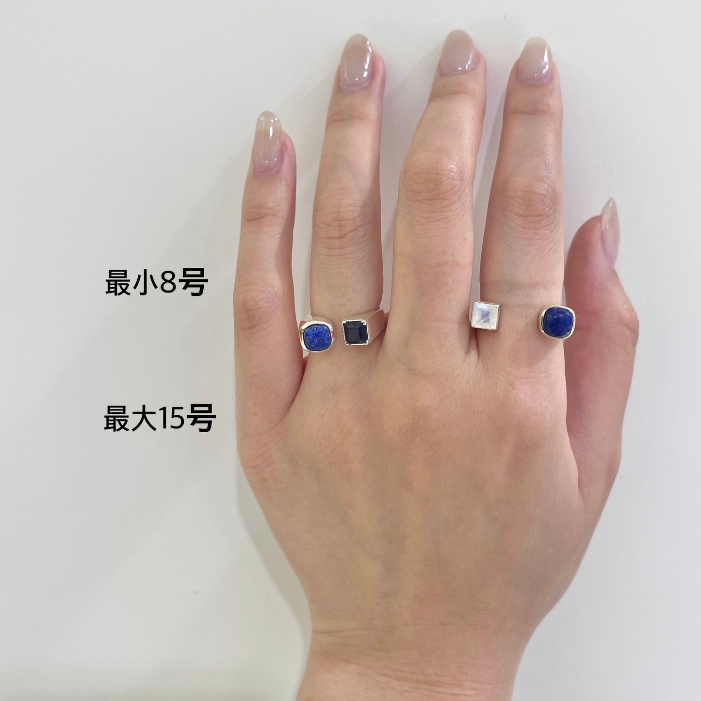Silver925 2stone ring 1