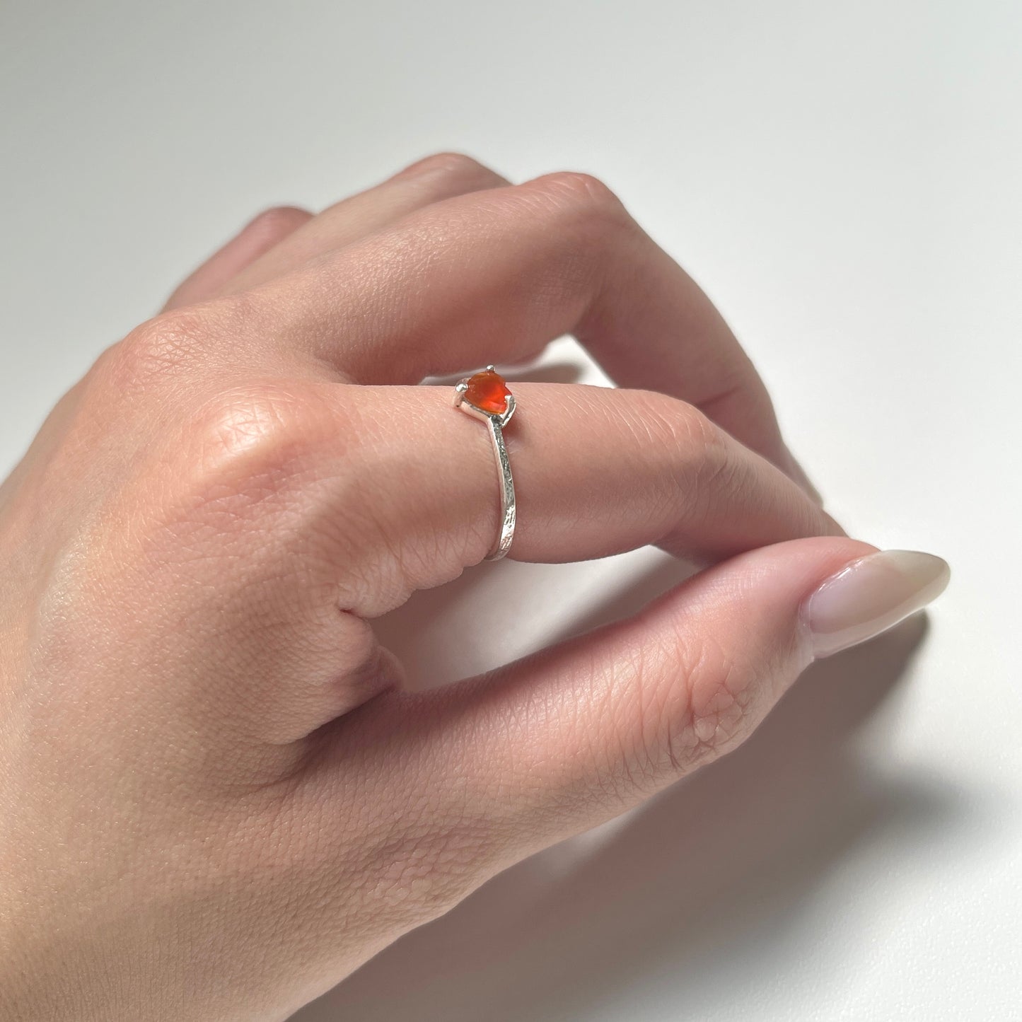 Silver925 Heart petit ring