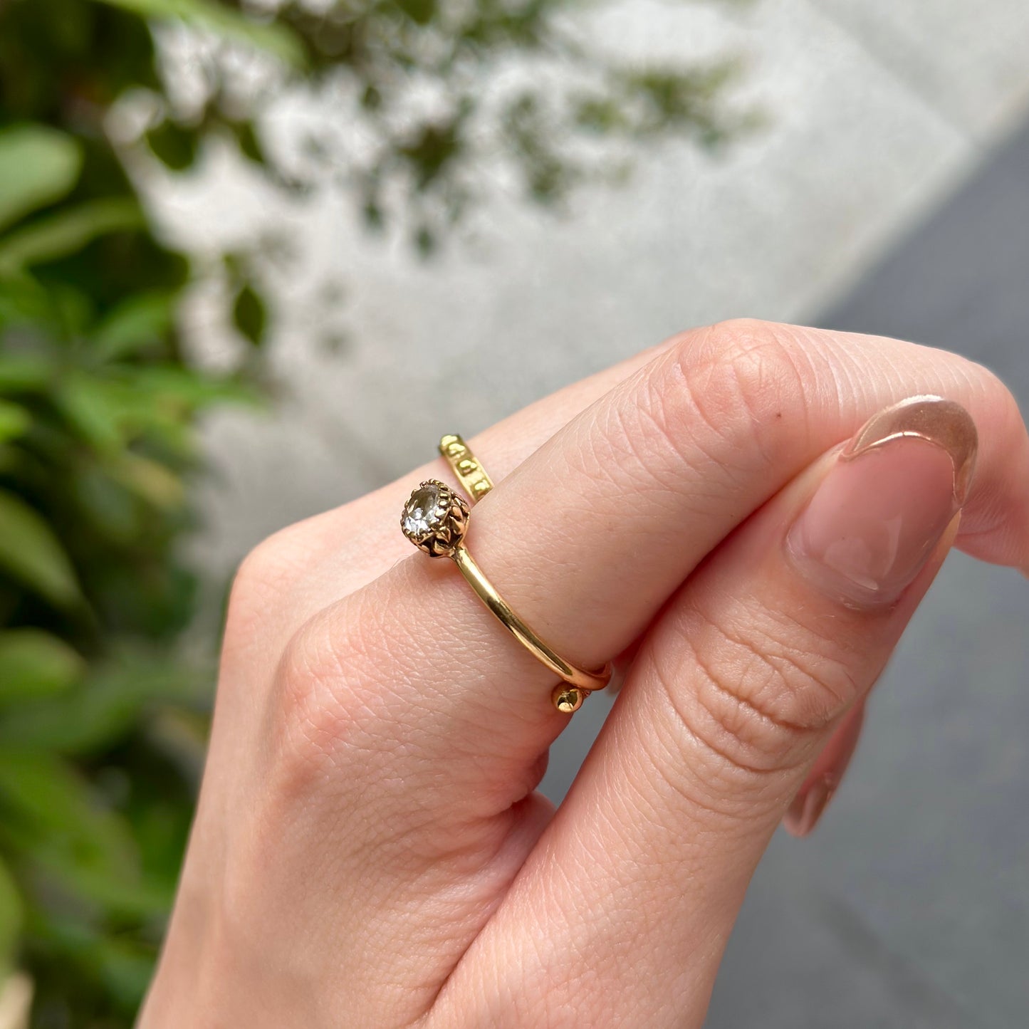 Brass petit ring 4