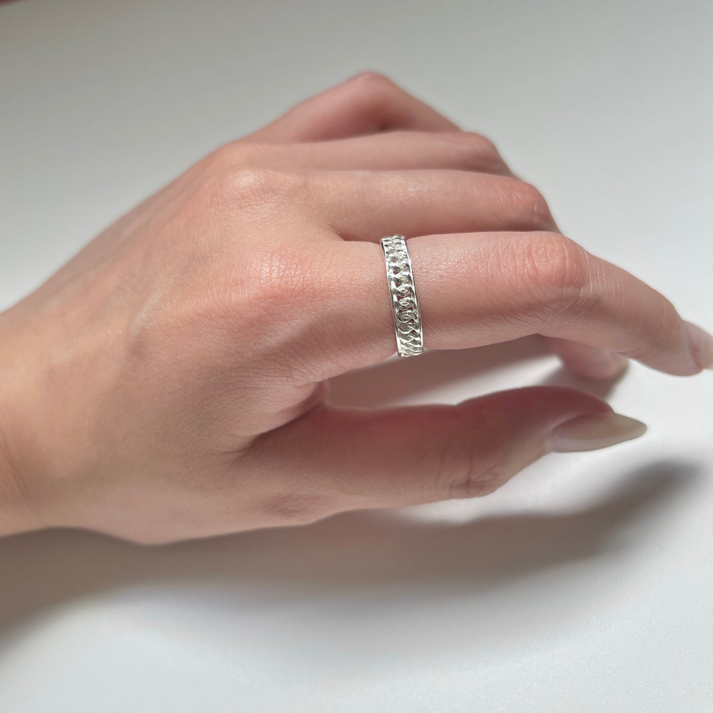 Silver925 plain ring 41