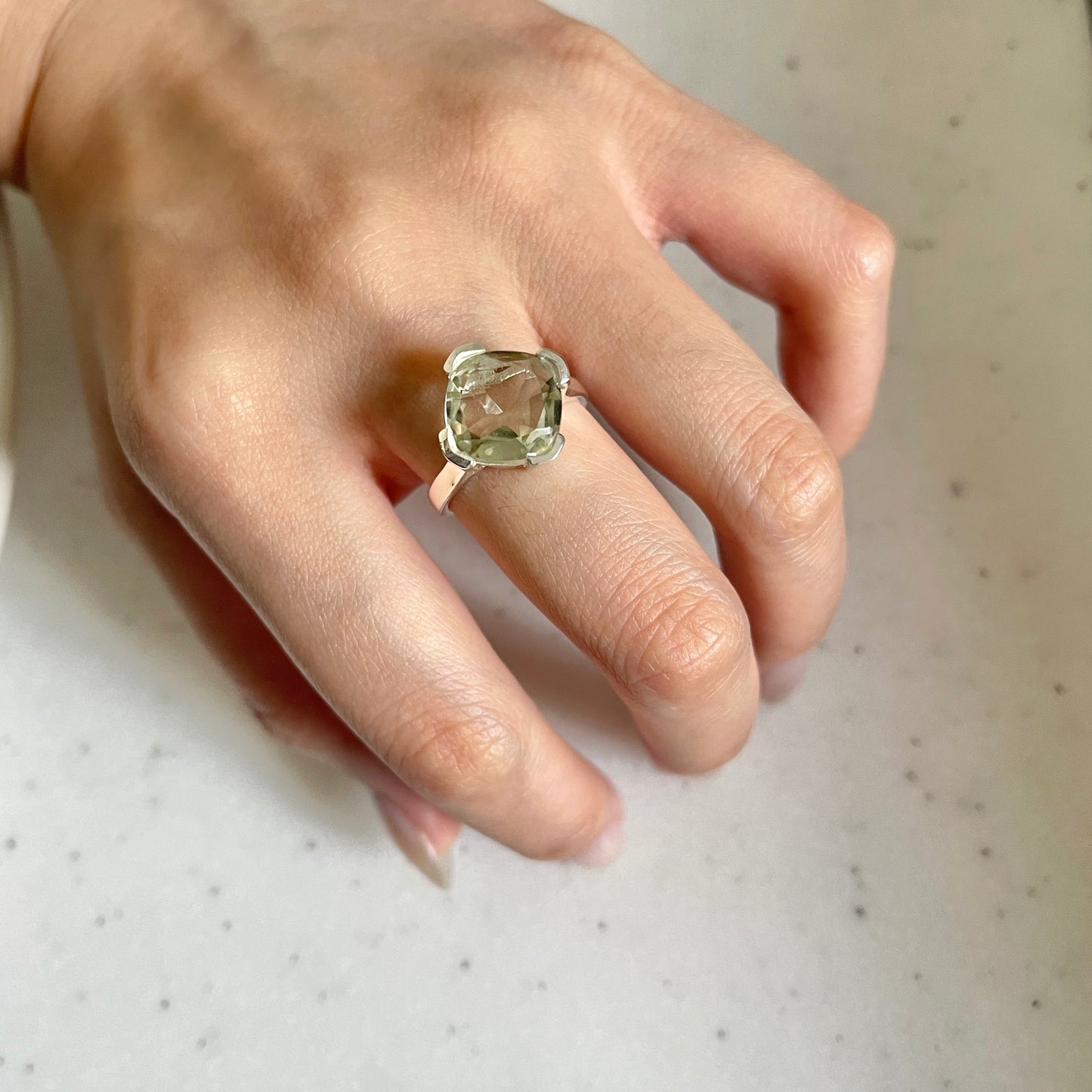 Silver925 Square ring 3