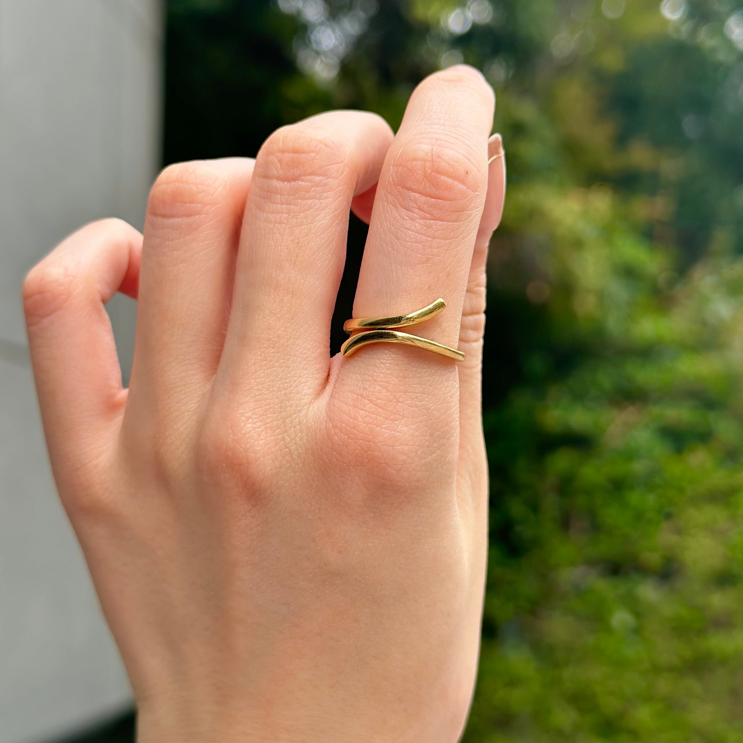 Brass plain ring 4