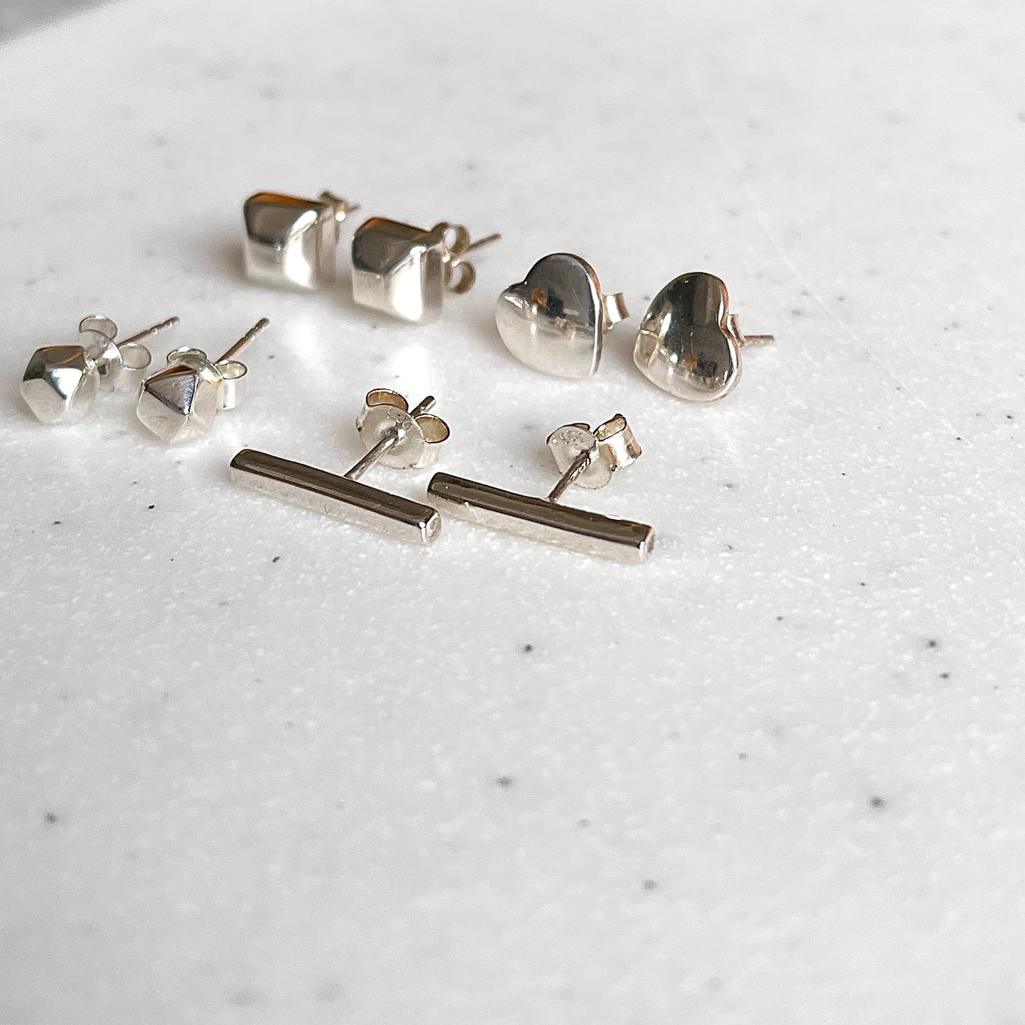 Silver925 plain pierce 1