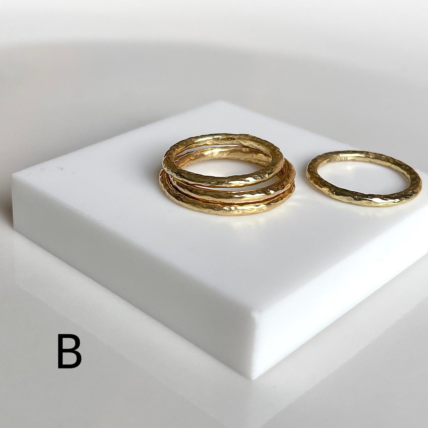 Brass plain ring 7