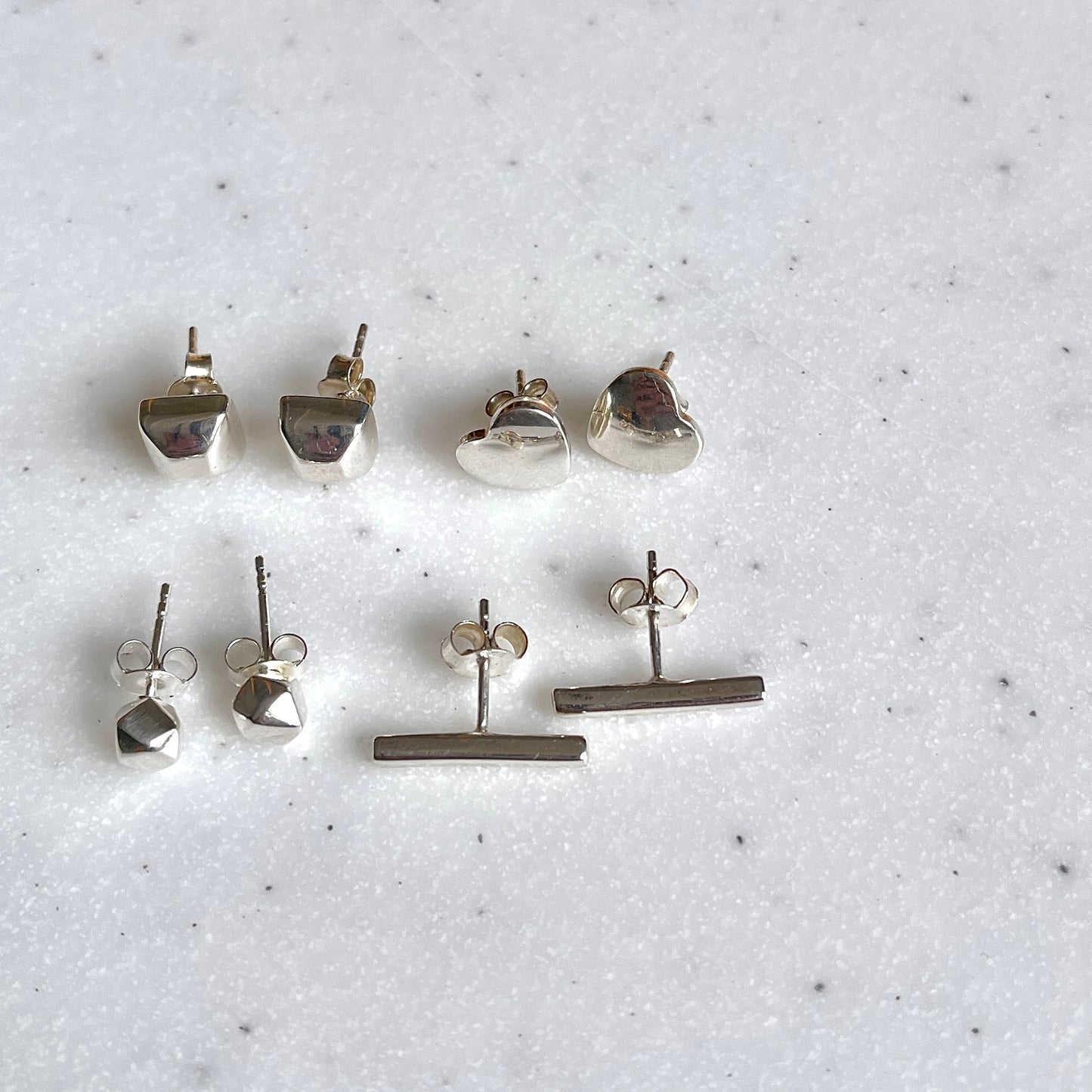 Silver925 plain pierce 1