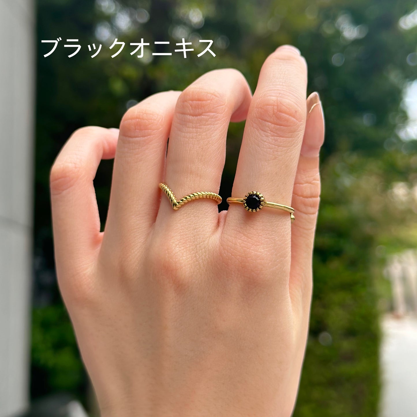 Brass petit ring 6