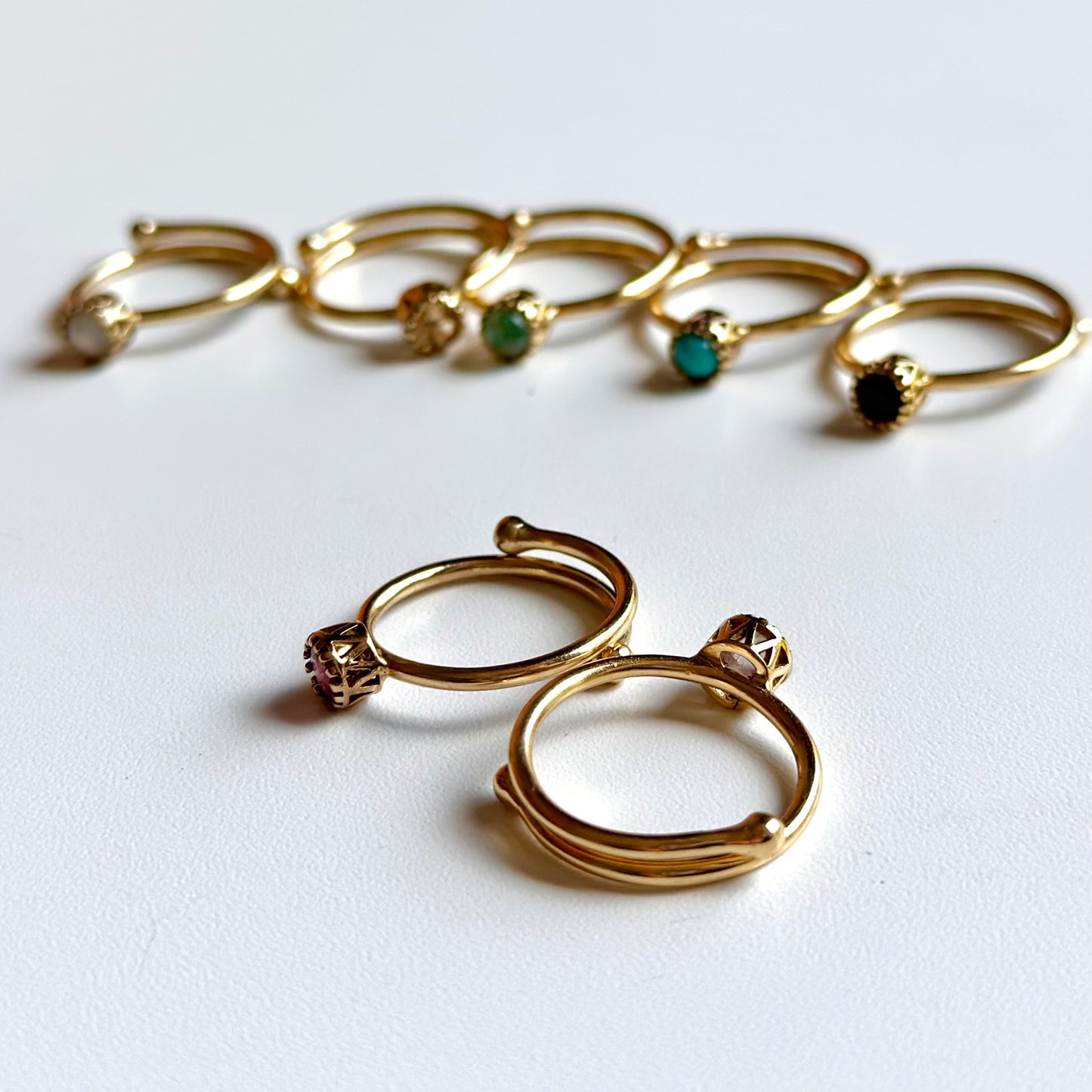 Brass petit ring 6