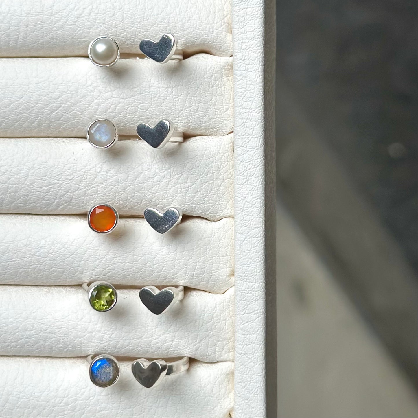 Heart fork ring