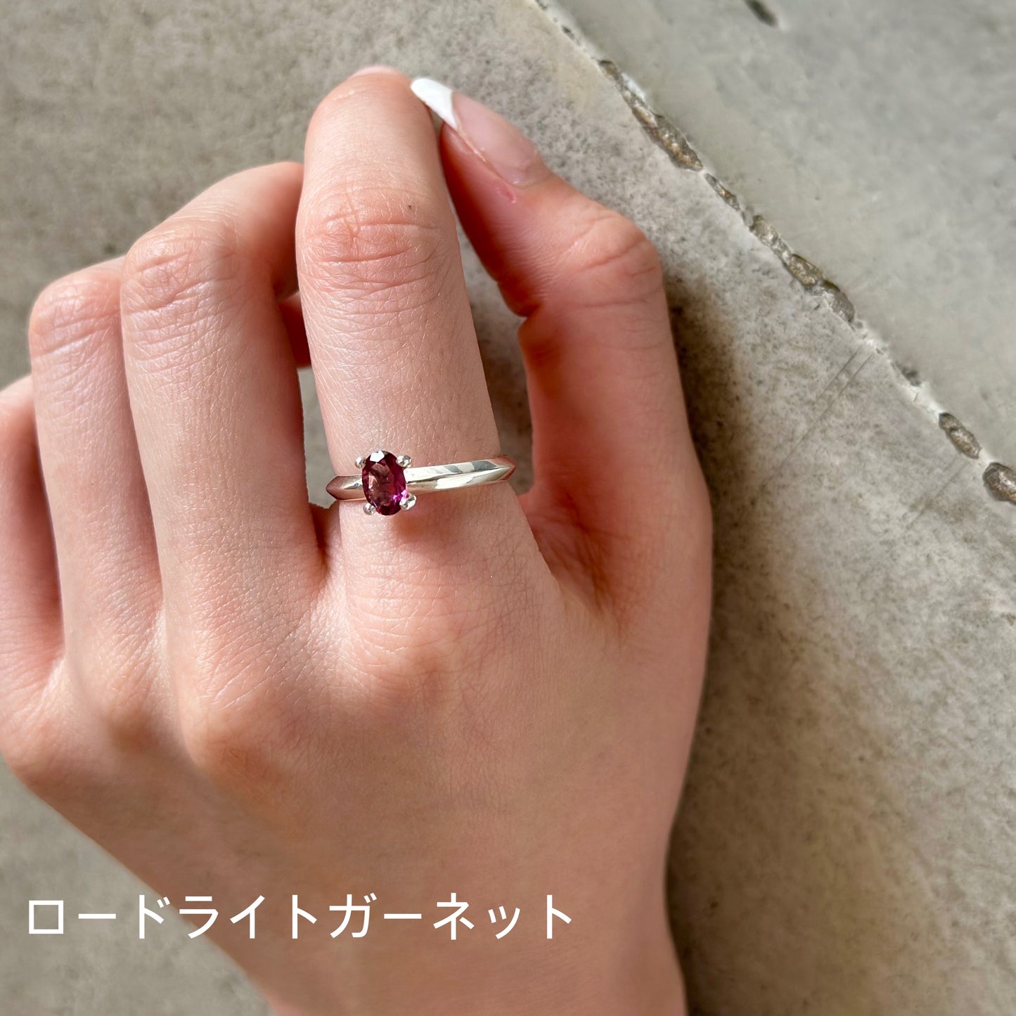 Silver925 tatezume ring