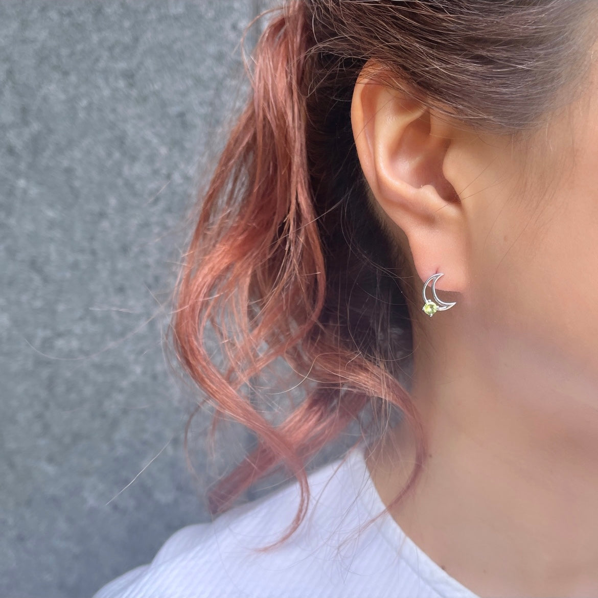 Silver925 Moon pierce 1
