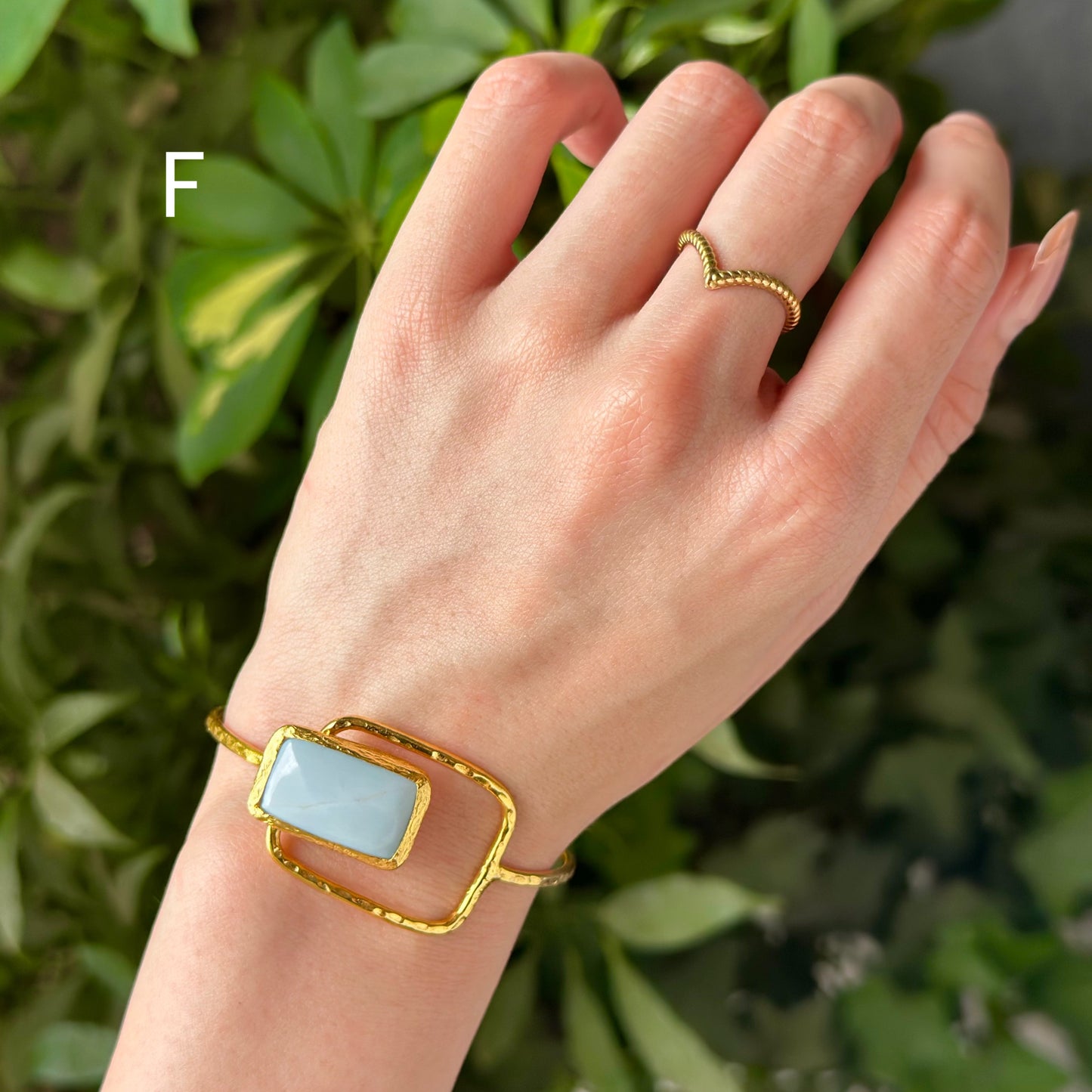 Brass 1stone bangle
