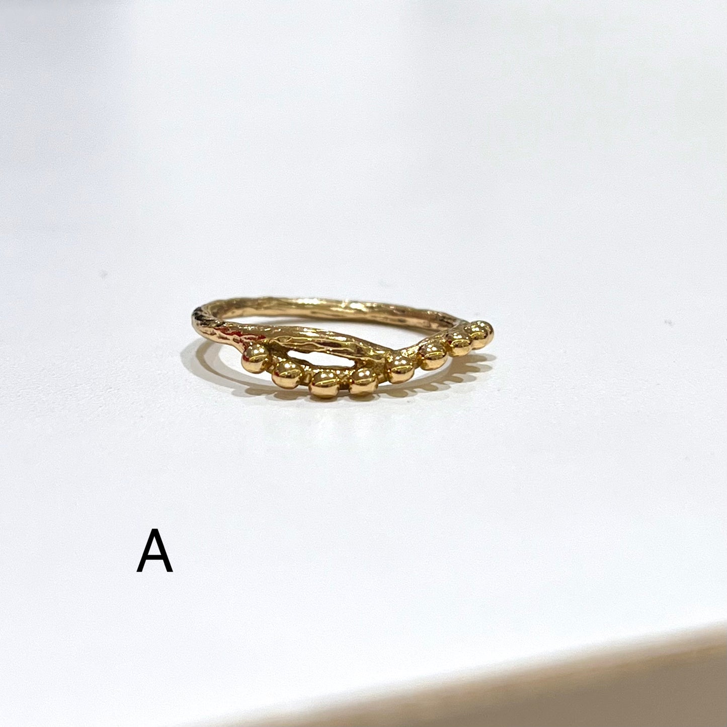 Brass plain ring〈tsubu〉