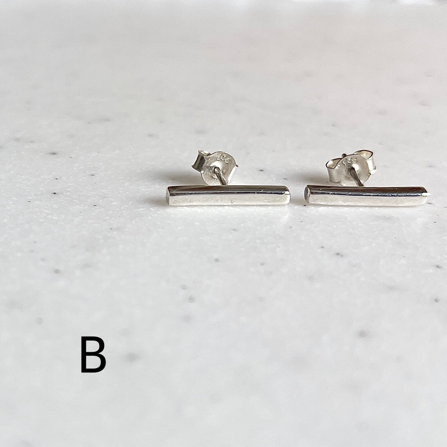 Silver925 plain pierce 1