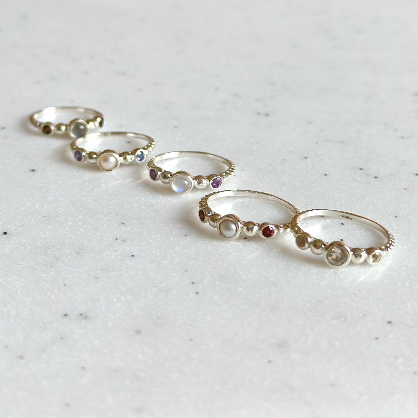 Silver925 3stone ring