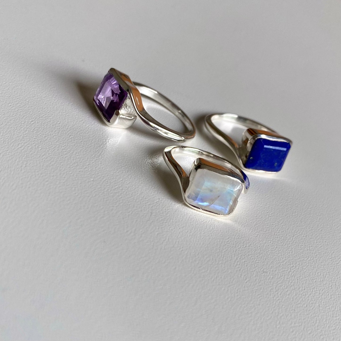 Silver925 square ring 2