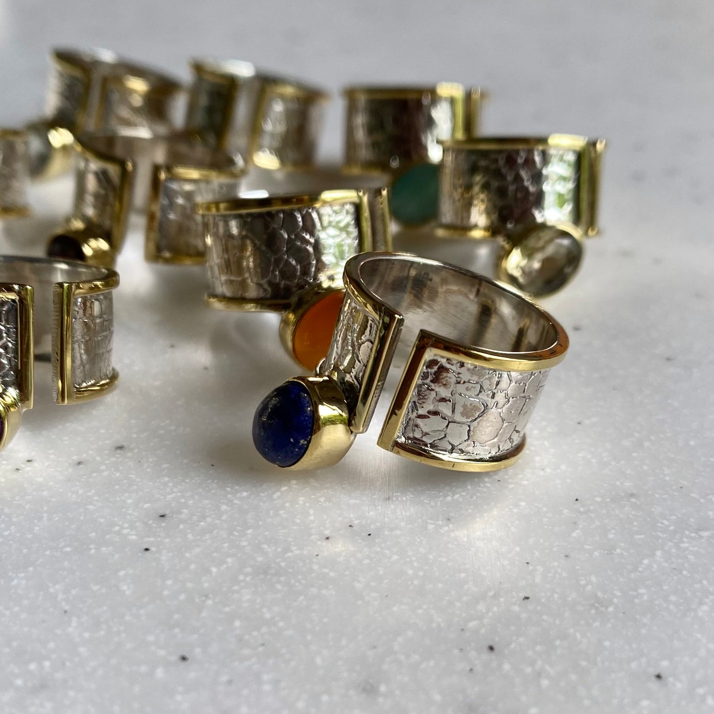 Silver925&Brass design ring