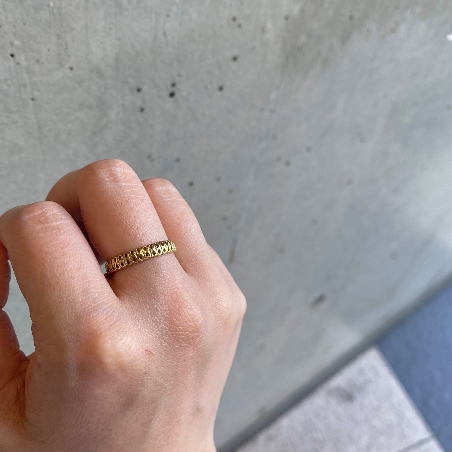 Brass plain ring 12