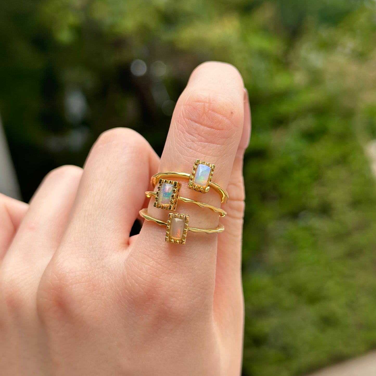 Brass petit ring 5