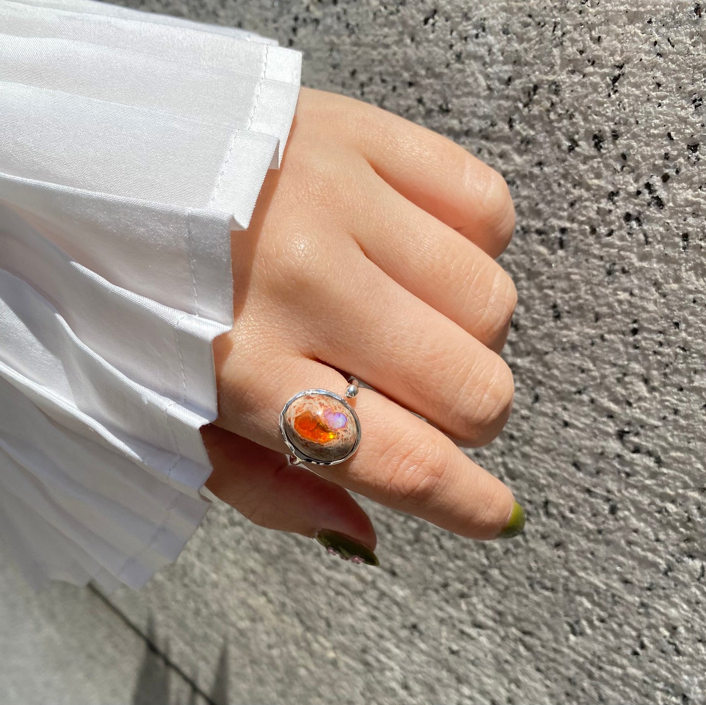 Cantera opal ring