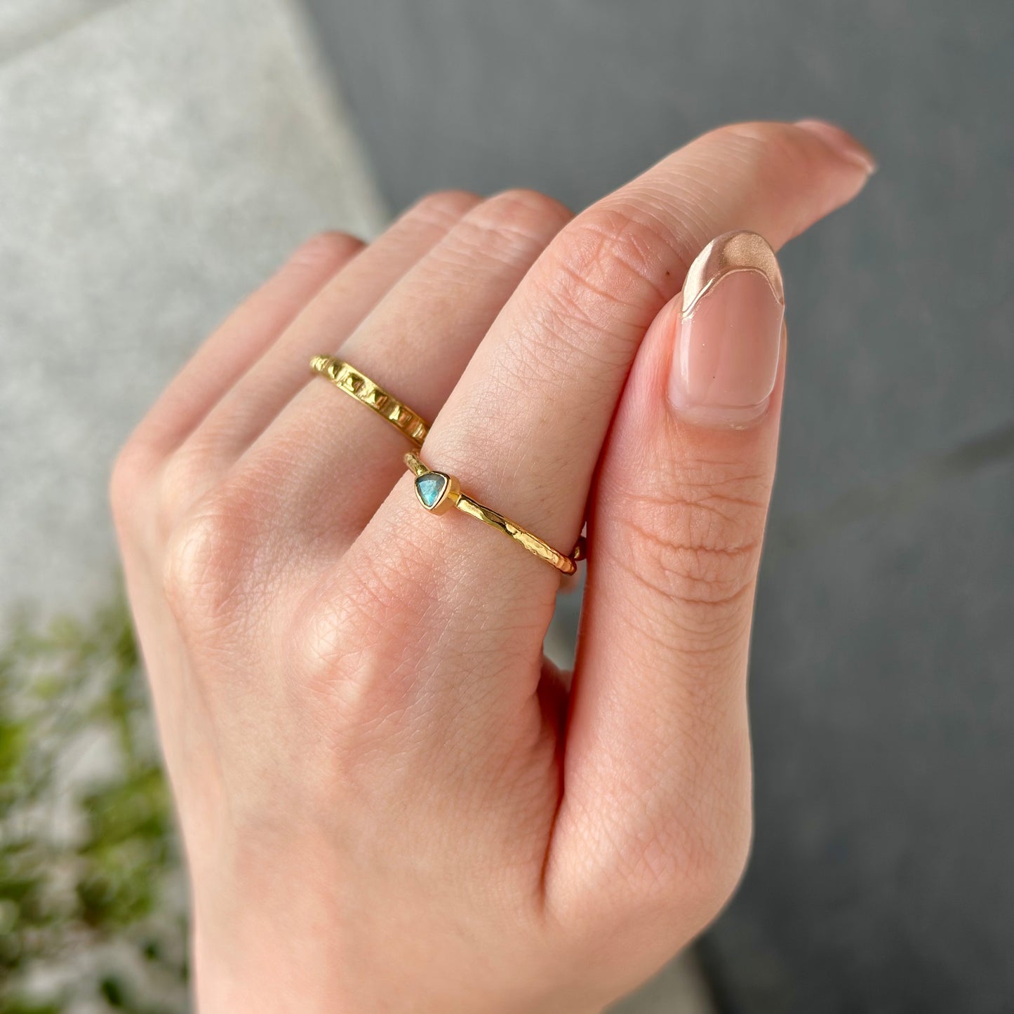 Brass petit ring 2