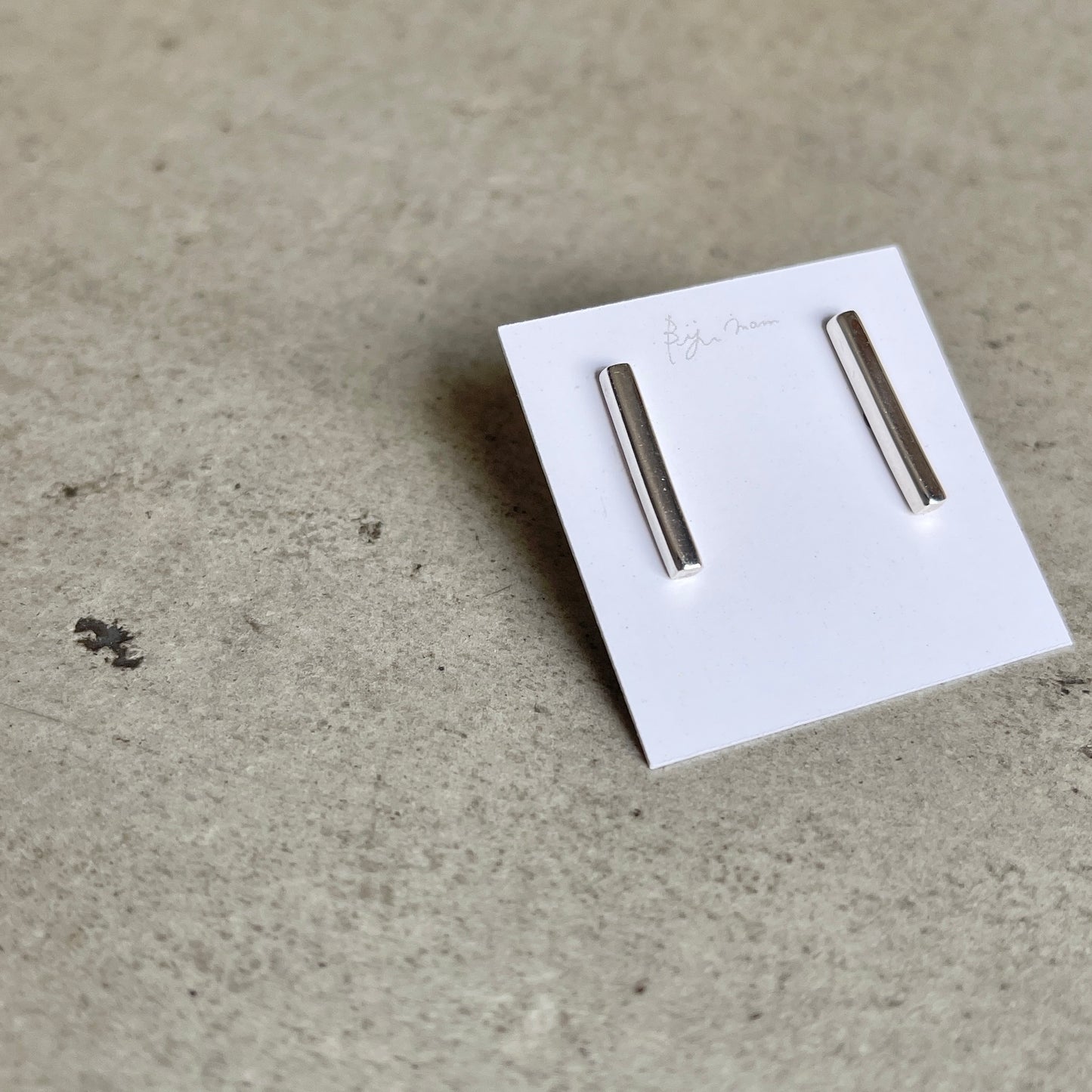 Silver925 plain pierce 1