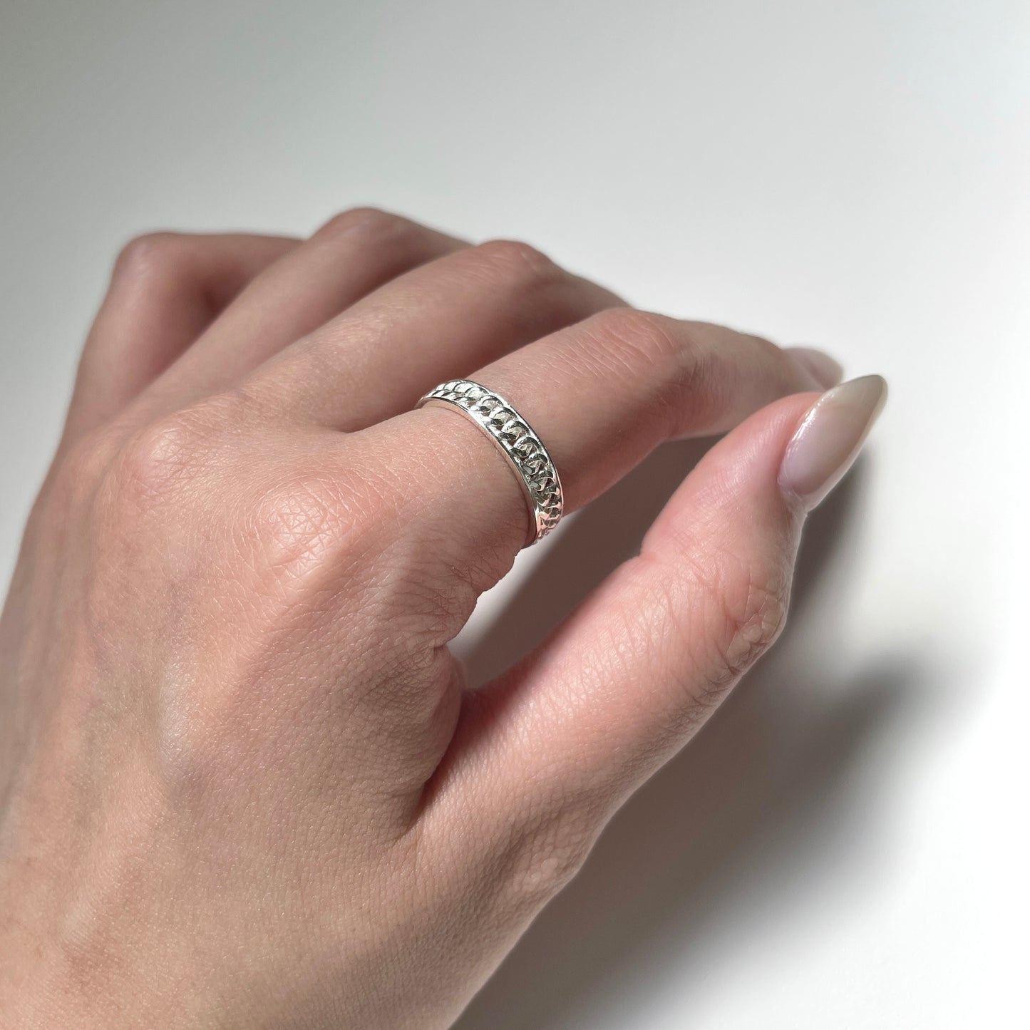 Silver925 plain ring 41