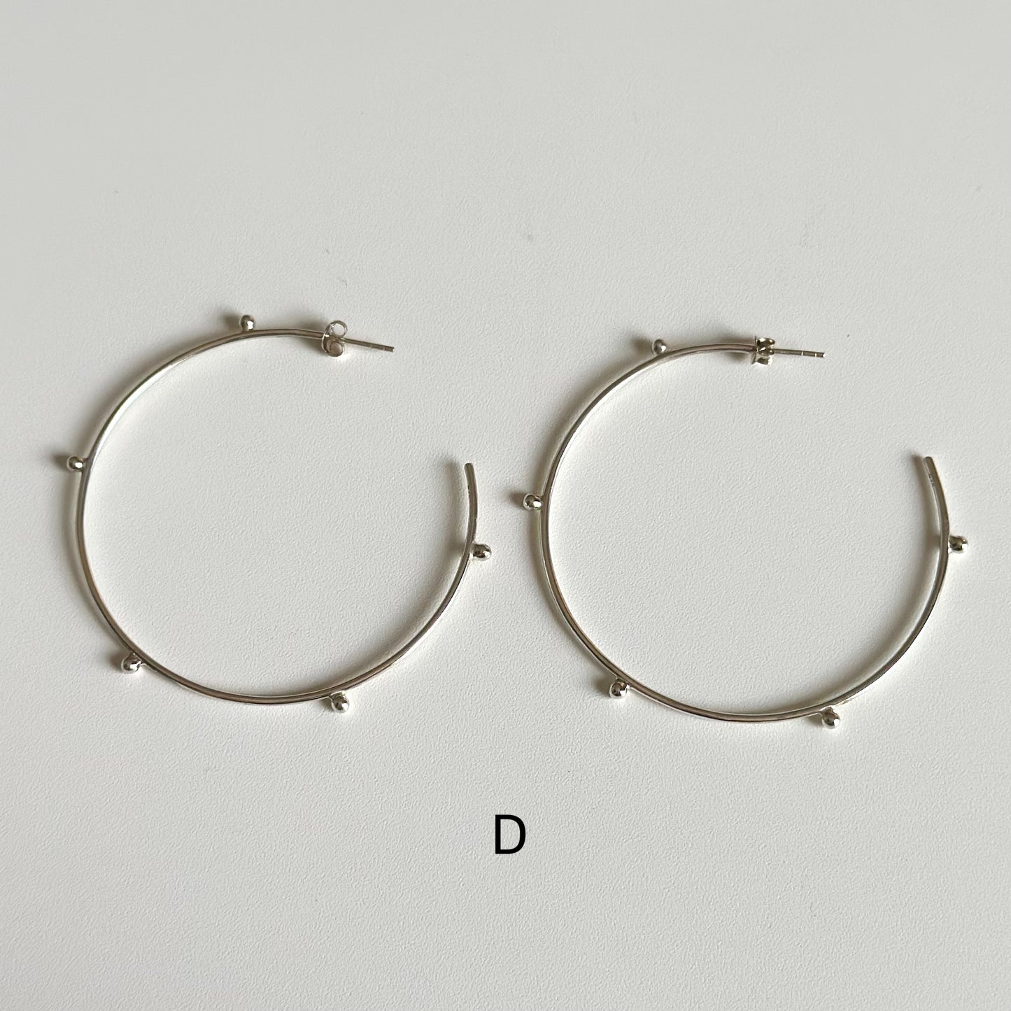 Silver925 plain pierce 3